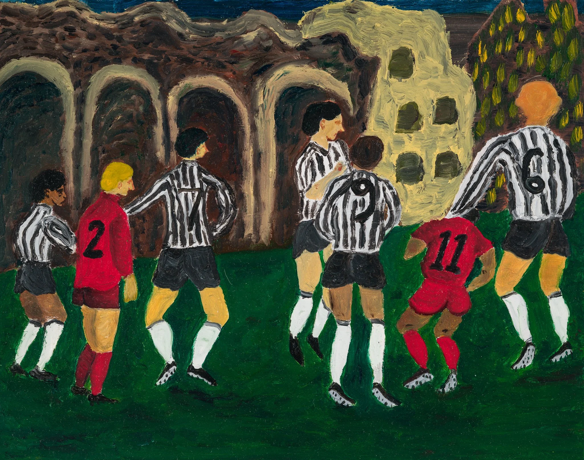 "Eternal Rivalry", Oil on Panel, 14” x 11”