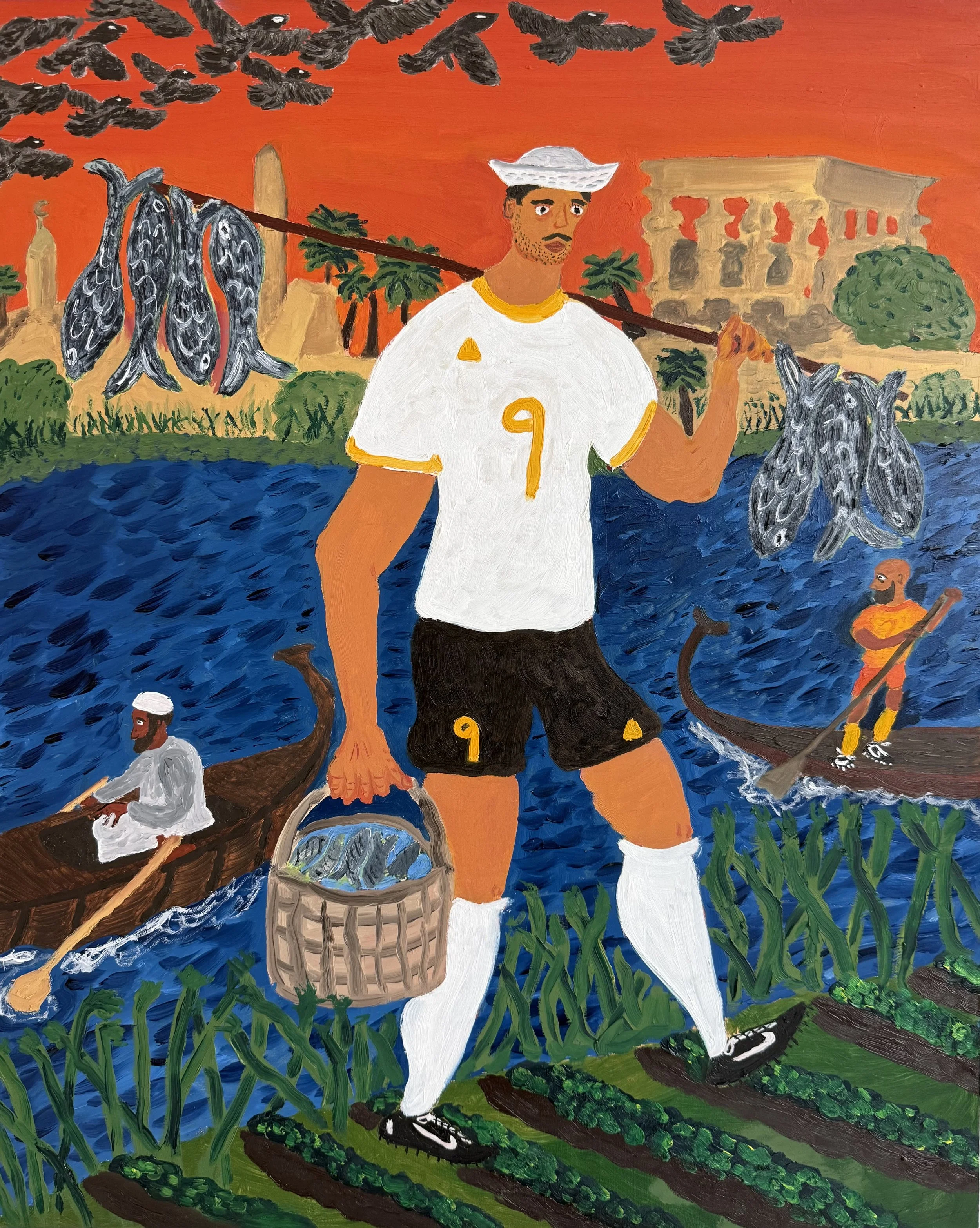 Ancient Agrarian, 16” x 20”, Oil on Panel, 2026