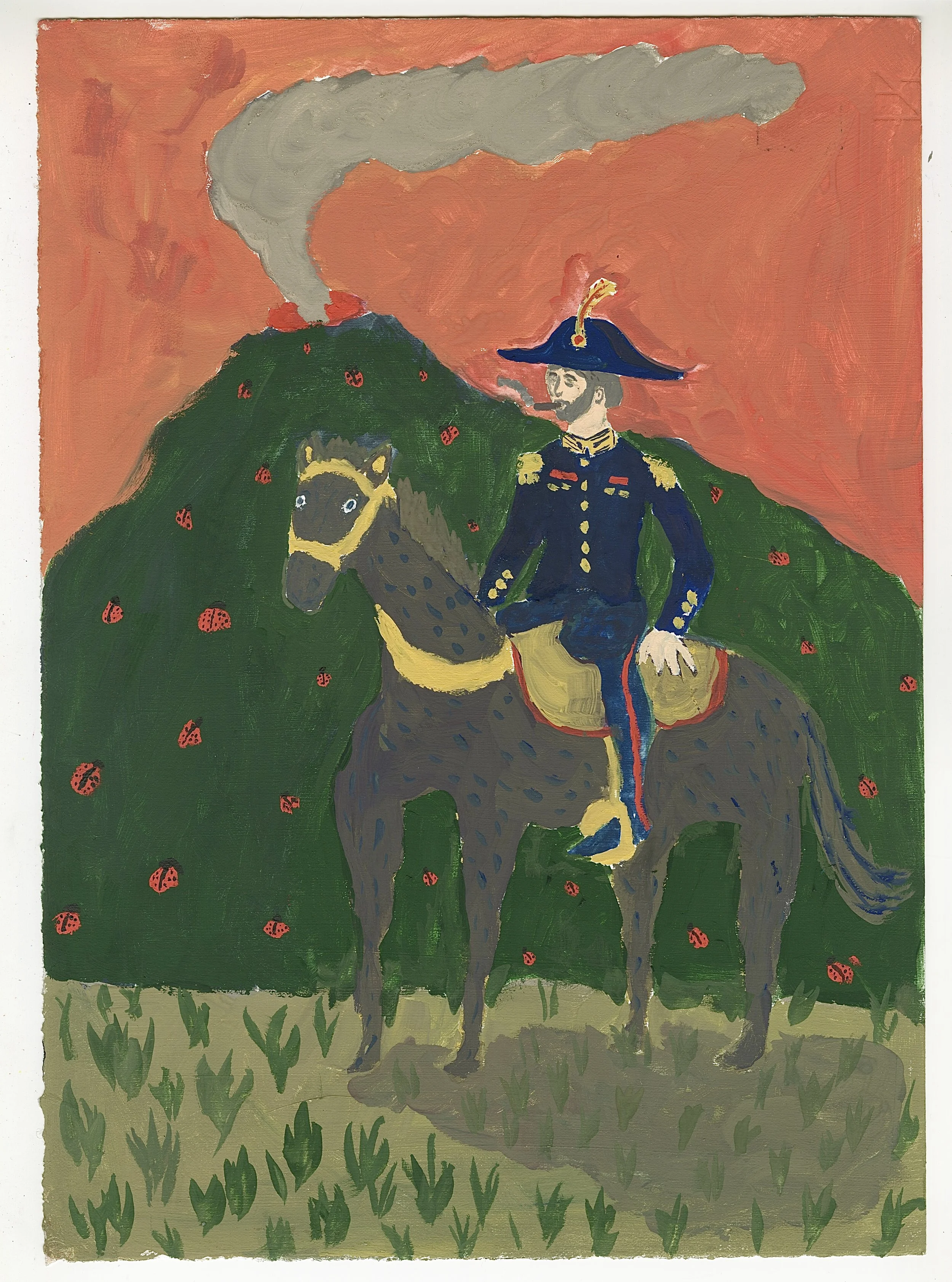 “Carabinieri Siciliano”, Gouache on paper
14” x 10”