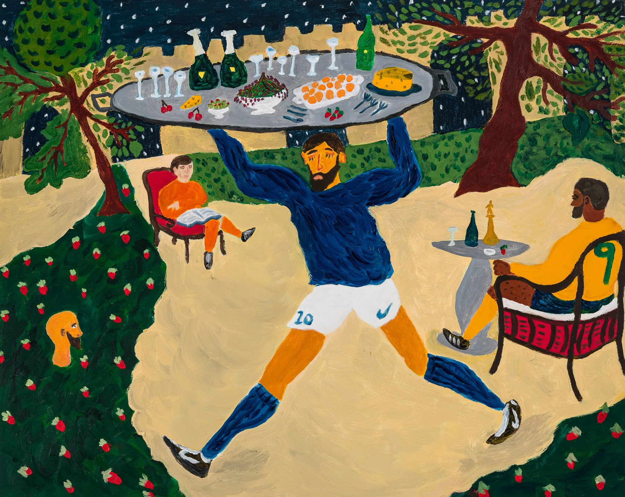 Local Delicacies (Warrior’s Garden), 16” x 20”, Oil on Panel, 2026