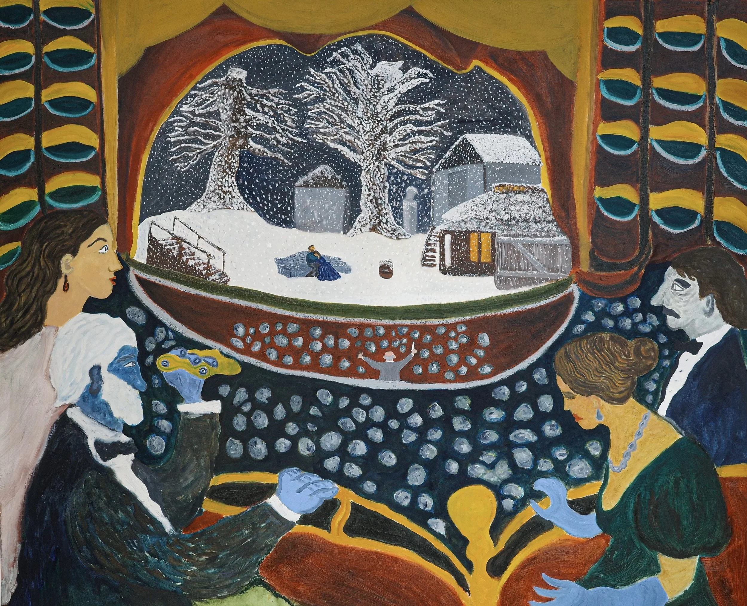 "Primary Folly”, Oil on canvas, 5ft x 4ft