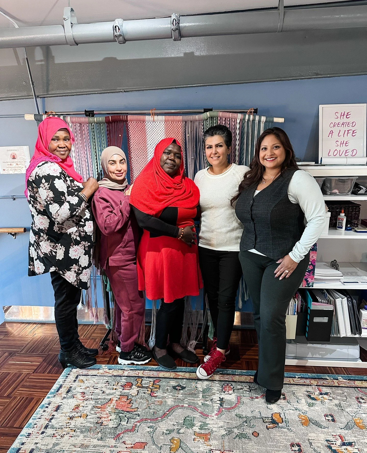 We are so grateful for the local professionals who donate their time to invest in our Capital Readiness Program. Thank you, Brittany, Jessica, Jennifer, Sheena, and Elizabeth!⁠
⁠
Brittany Planos, @unionbankandtrust (not pictured)⁠
Jessica Medina, @no