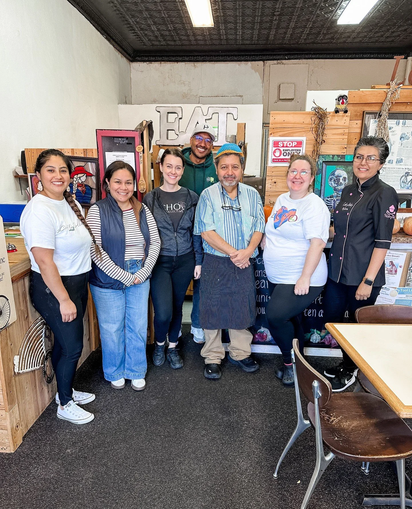 From the bottom of our heart (or should we say stomach?), thank you to Pepe Fierro for modeling what neighborly love looks like. We raised almost $400 for ECHO last month and cooked up some real good food for the community at the same time. ⁠
⁠
An eq