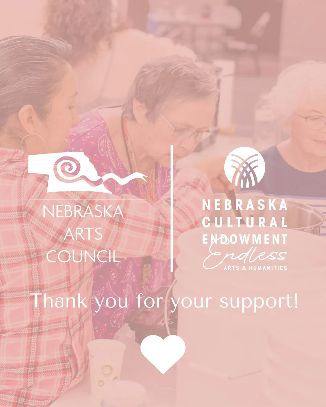 Thank you to the Nebraska Arts Council and the Nebraska Cultural Endowment for awarding ECHO Collective a grant to support our textile programs! 💖⁠
⁠
🙏 @neartscouncil @nebraskaculture