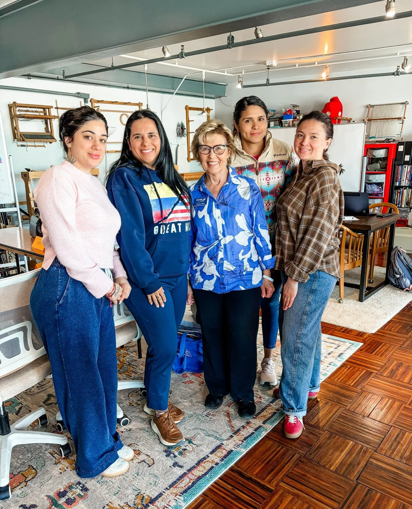 Our last group photos of Cohort XII 🥹 Congratulations to our hard-working entrepreneurs on their upcoming graduation tomorrow! 🎉⁠
⁠
Thank you to the speakers who make our curriculum so impactful:⁠
⁠
Pauline Stark, SCORE⁠
Sheryl Homer and Linda Mill