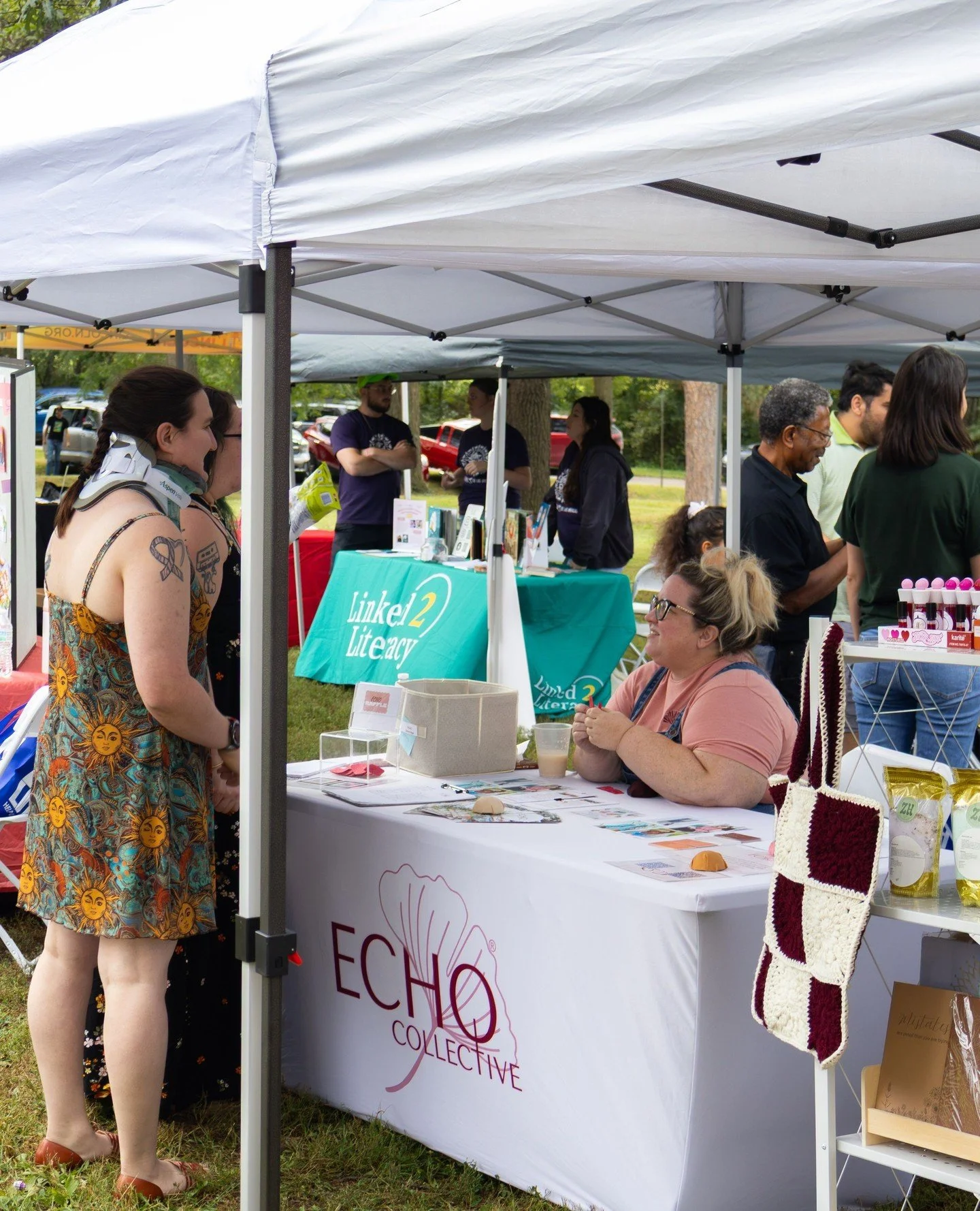 We had such an amazing time at the annual @elcentrodelasamericasne Latino Festival! Thank you to everyone who stopped by the ECHO and @refined.and.co booths to chat and learn more about our work. We are so grateful to be part of such a culturally vib