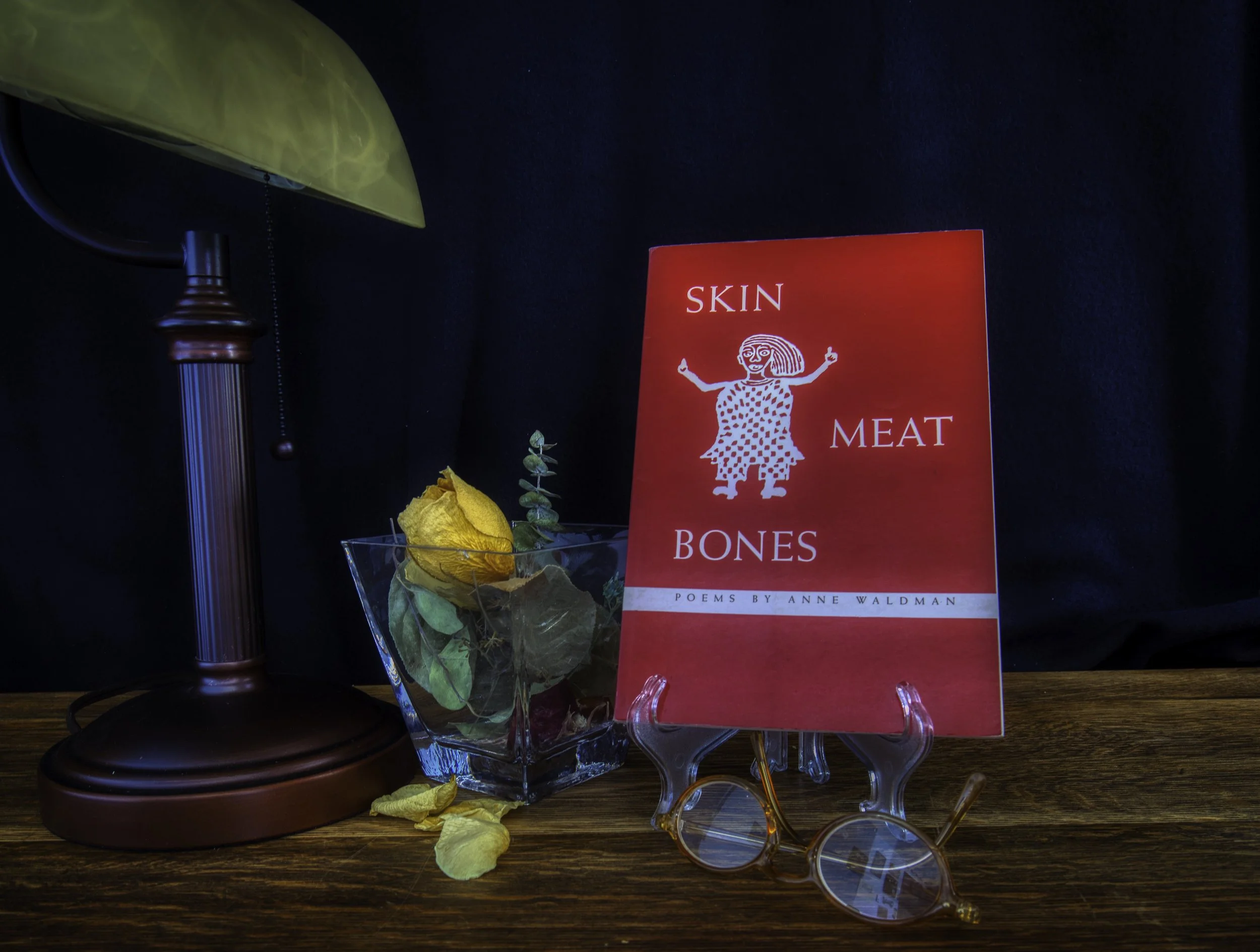 Anne Waldman: Skin Meat Bones...Signed paperback