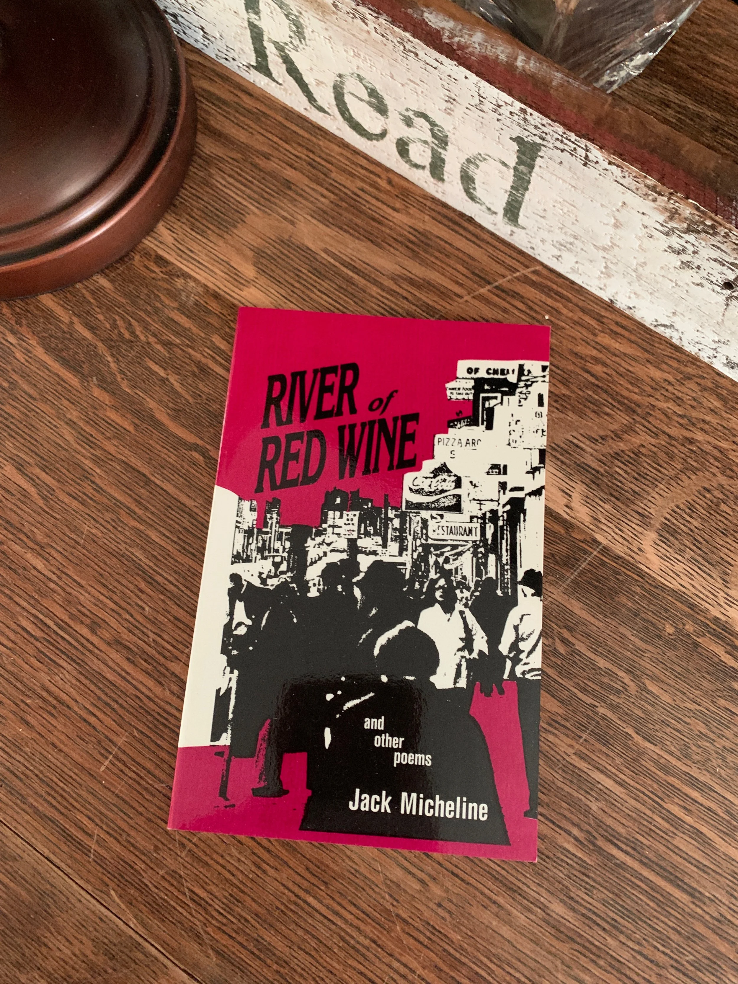 SIGNED "River of Red Wine" and other poems by Jack Micheline