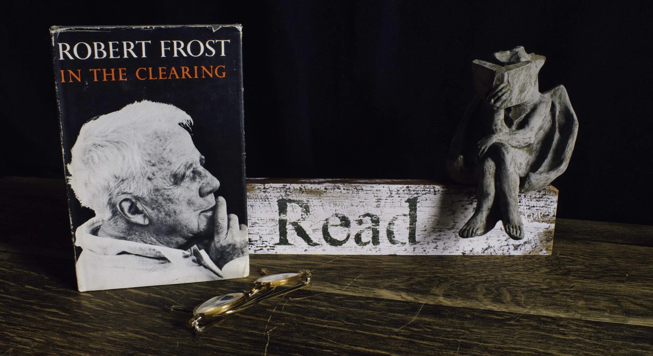 Robert Frost FIRST EDITION "In The Clearing" Hardcover Book. Stated First Edition, January 1964