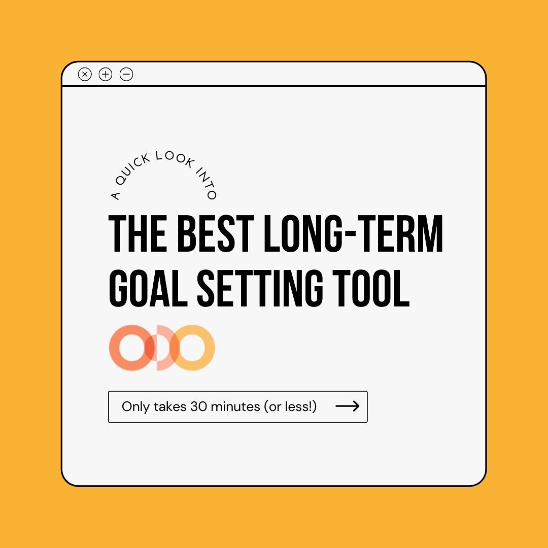 Set some long-term goals today! It&rsquo;ll only take 30 minutes&hellip;

There are a bunch of great goal planning tools out there. Here&rsquo;s one we like and use, internally as well as with our clients. 

We call it the BWR or the brainstorm, writ