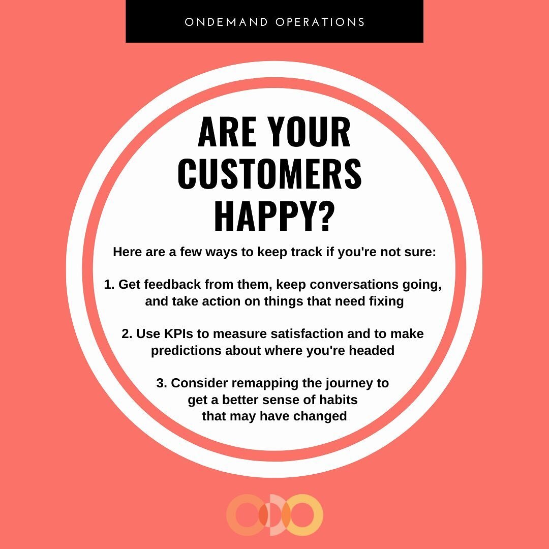 Here are a few quick best practices to clear up how your customers view your business. 

With feedback and data, you&rsquo;ll get a sense of where you are headed and any operational adjustments you need to make. 

&mdash; 

Got specific questions abo