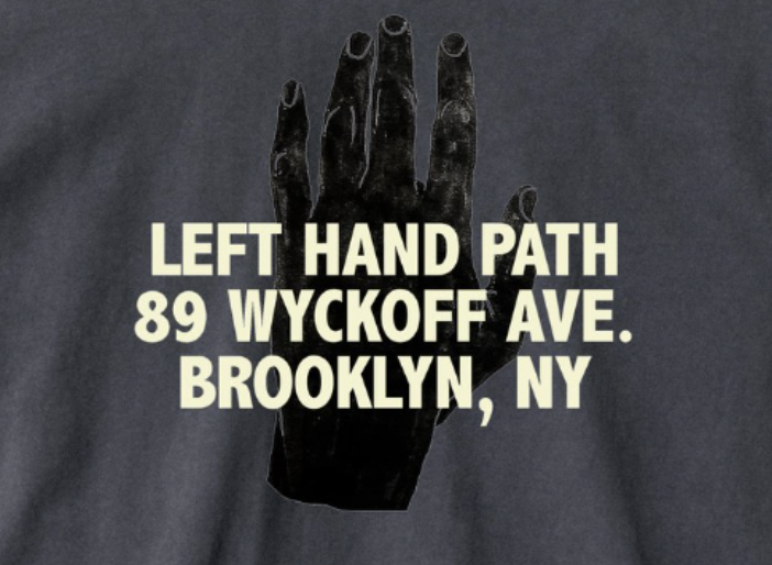 Left Hand Address Tee - Dolphin Blue