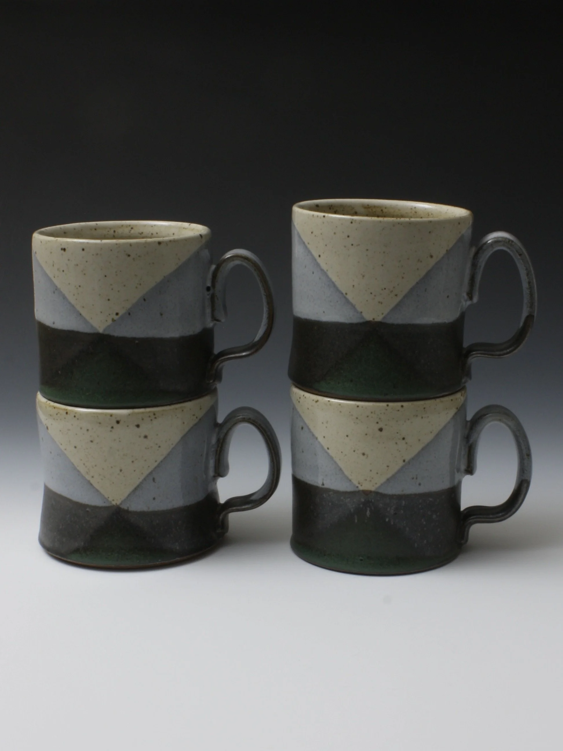 Set of Four Horizon Mugs