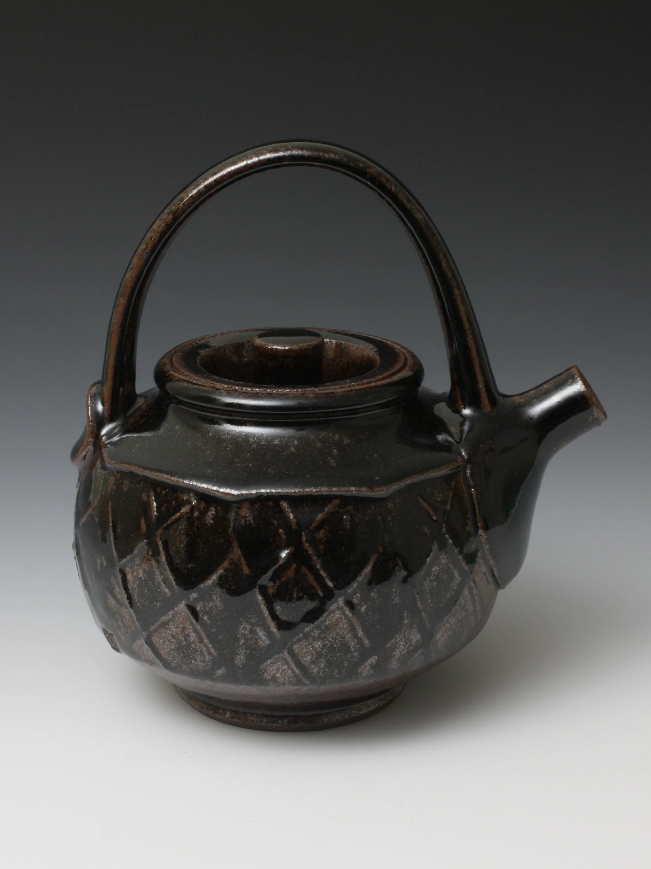 Temmoku Teapot
