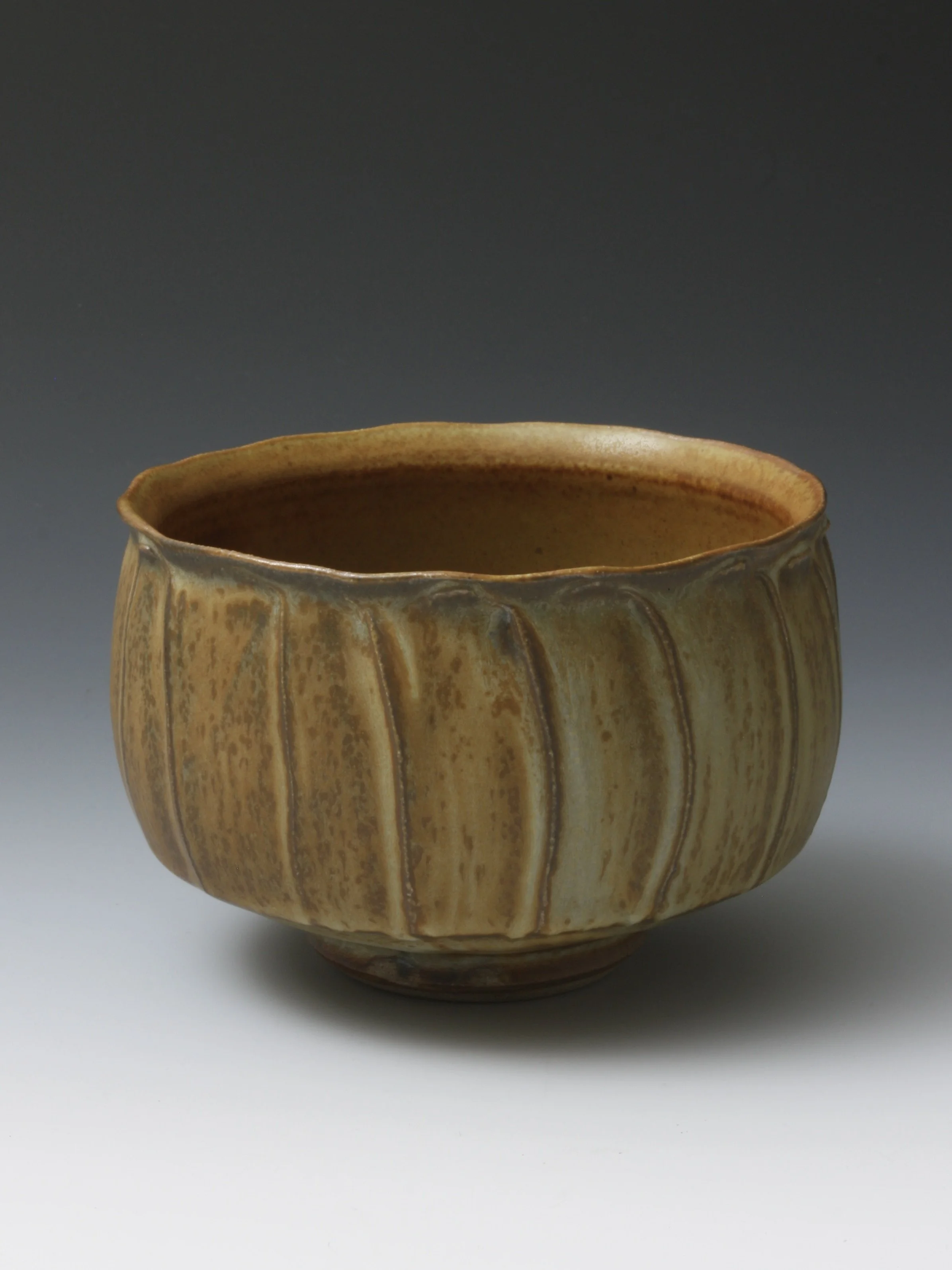 Large Yellow Ochre Teabowl