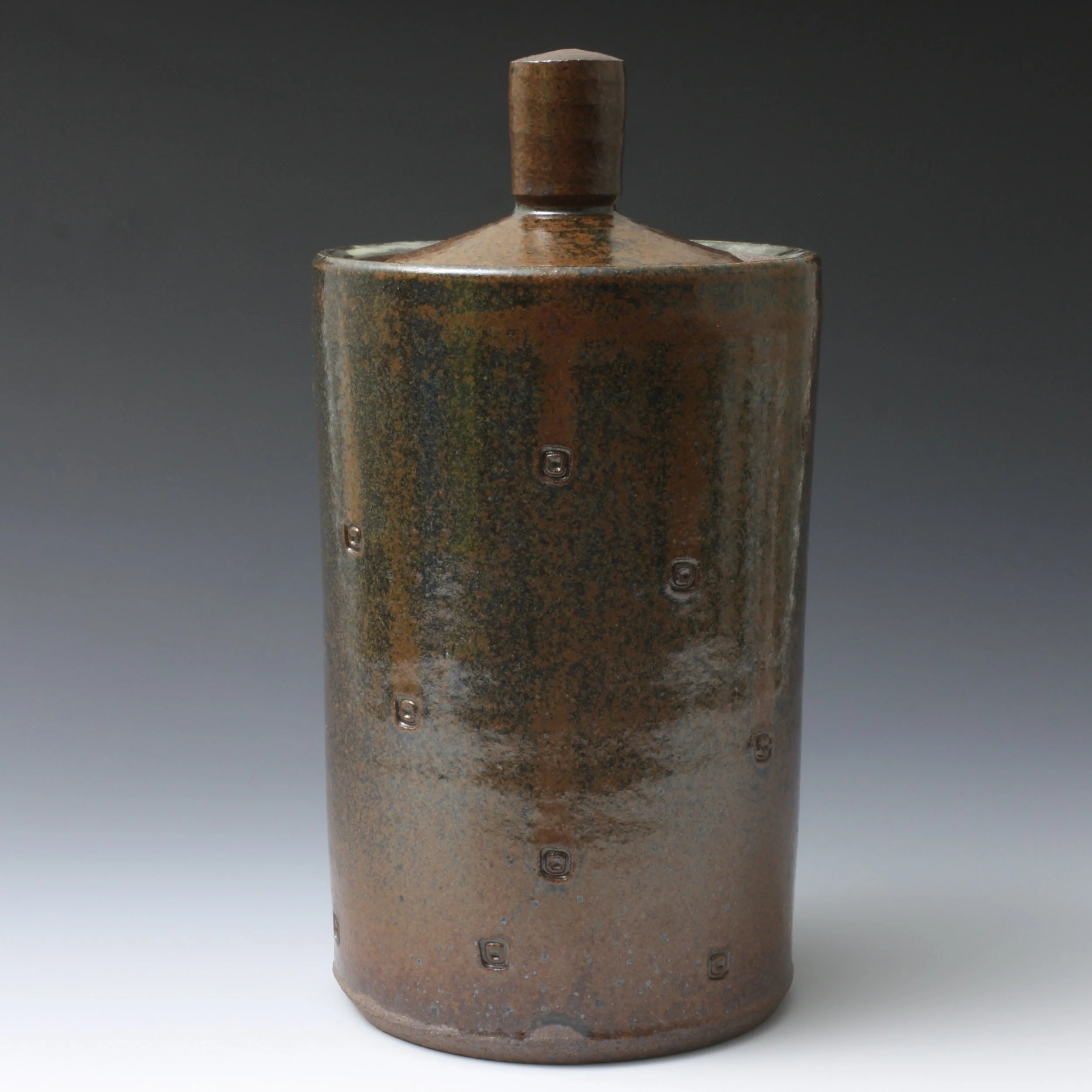 Stamped Cylinder Jar