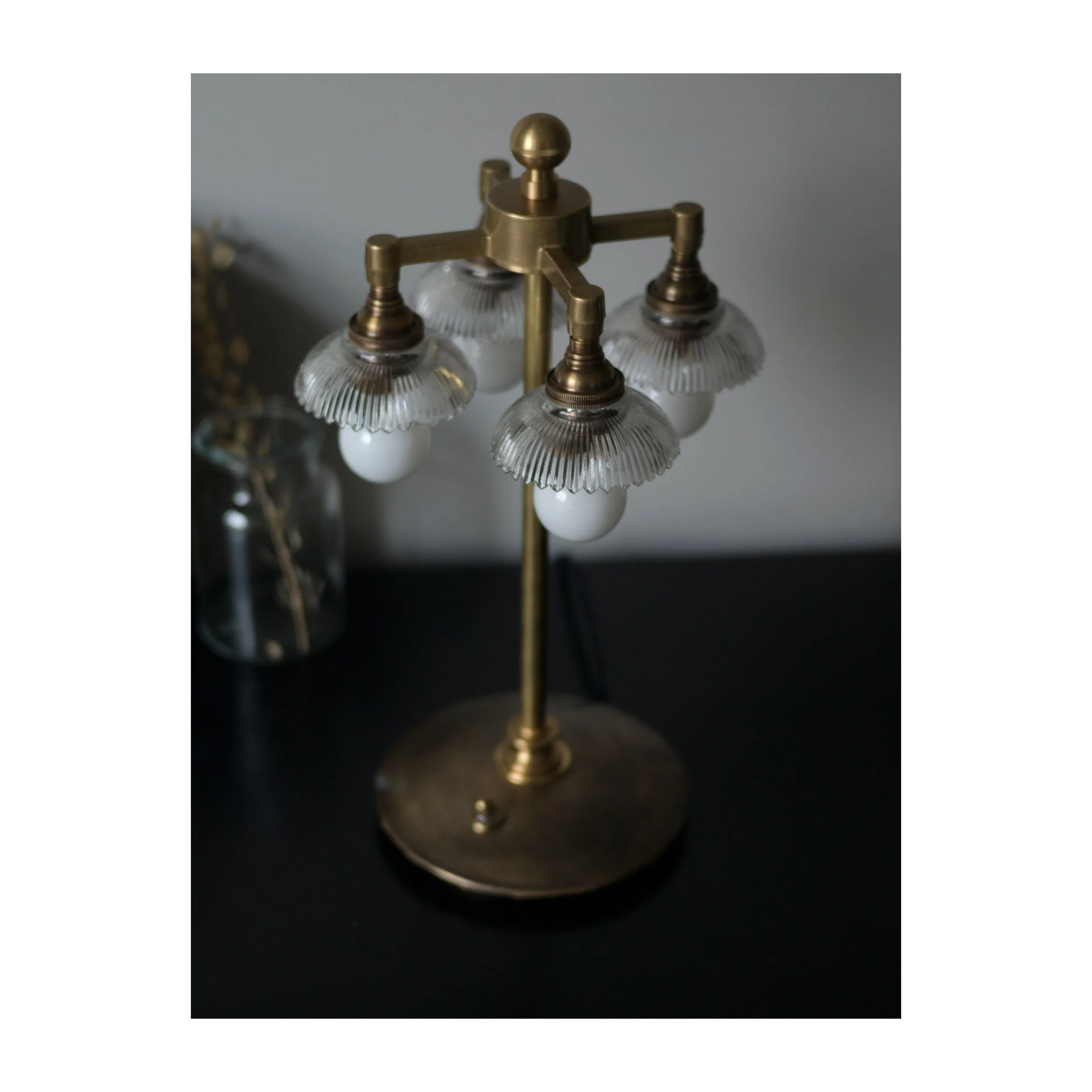 Candelabra Table Lamp ~ 4 Bulb