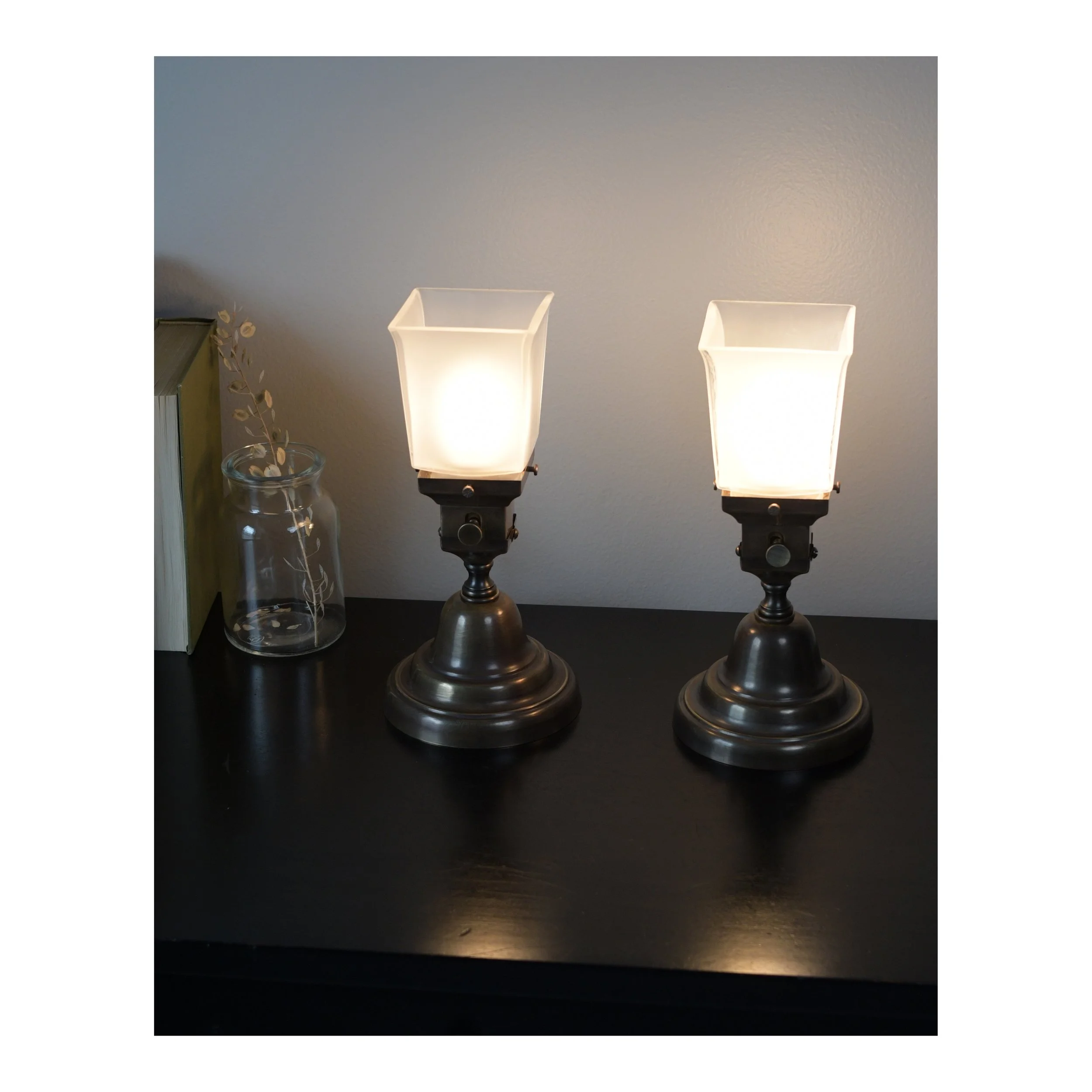 Pair of 2 - Mission Table Lamps