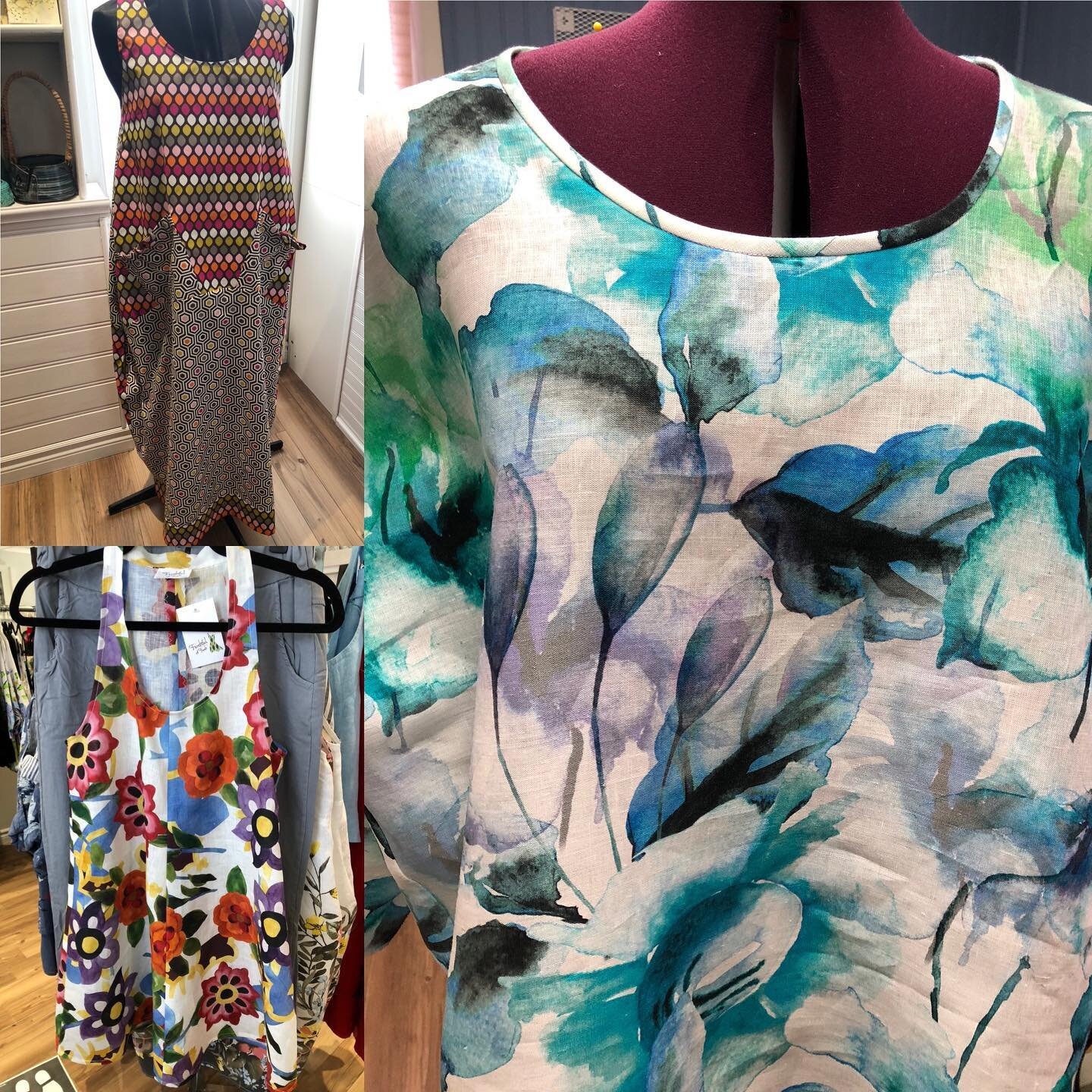 Working on Spring/Summer linens, cottons- dresses, tunics and tops!!
Stop in and check out what&rsquo;s new @fibrehuntsville @frockfuloffunk #slowfashion #handmadeinmuskoka #sunnyclothes #hereitcomes #linen #cotton #funkyfearlessfashion