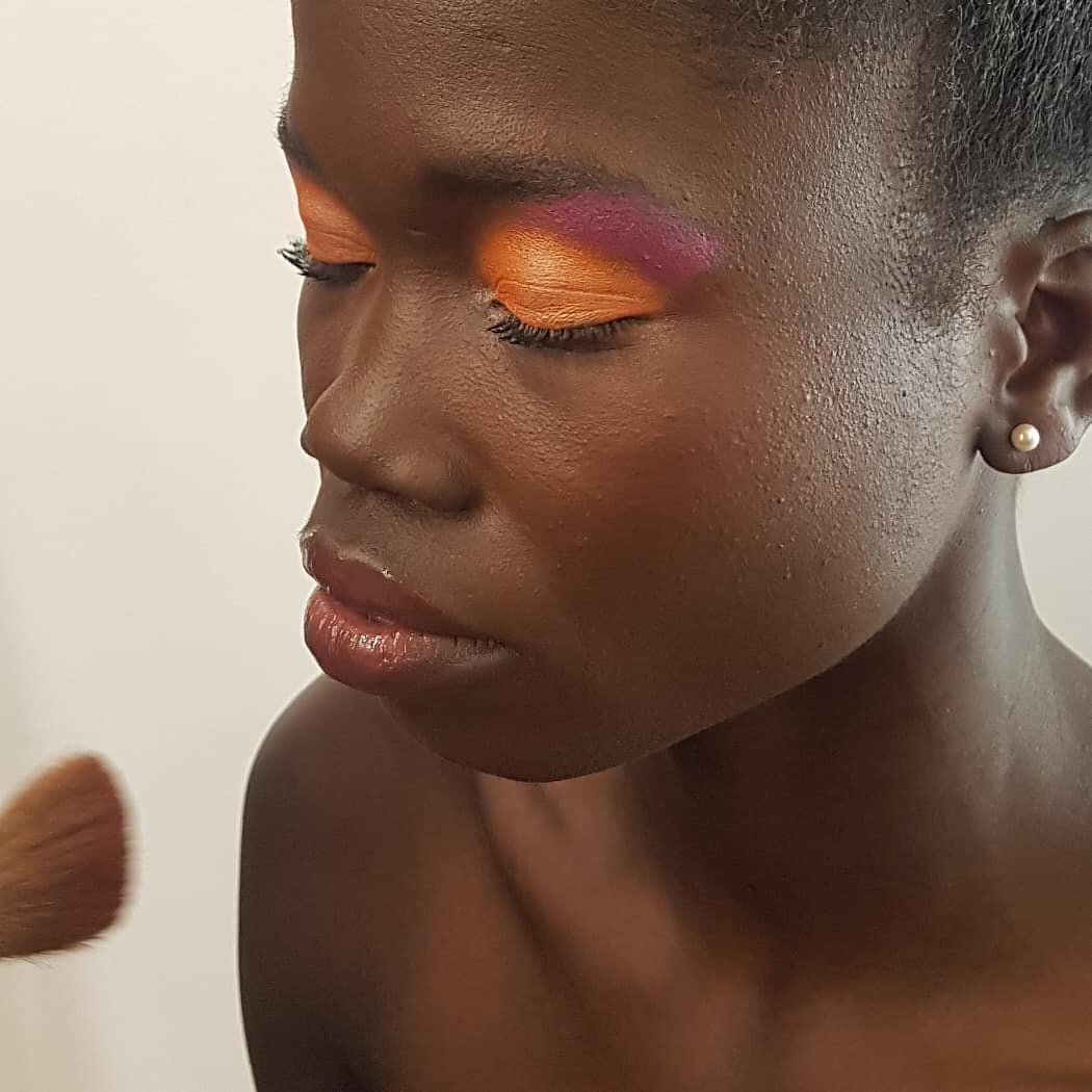 London fashion week @fashionsfinestuk
.
.
Demo - look number 2 
@londonfashionweek
Gorgeous model @aramatoutoure
Makeup design by Sharka

#londonfashionweek #lfw #fashionshow #fashion  #makeupartist #models #hairstylist #stylist #catwalk #runway #run