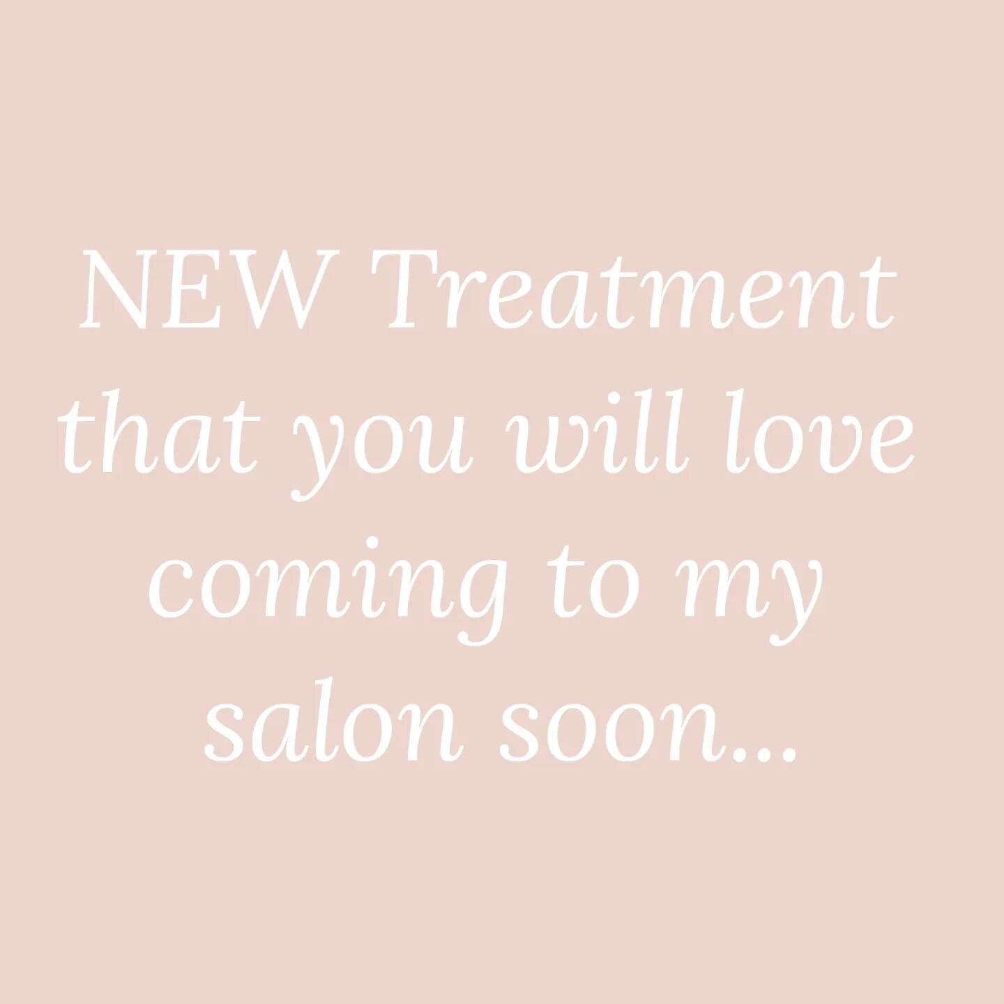 I'm very excited to announce brand new, revolutionary treatment coming to my salon next Friday, 21st of April.
This has been in the works for quite some time, I can not wait to tell you all about it soon 🥰

#newtreatment #beauty #beautysalon #bright