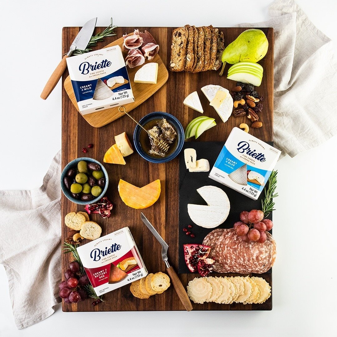 ENTER OUR CHEESE GIVEAWAY! ⁠
Now is your chance to try Briette&mdash; our new line of double cream soft ripened cheeses! We&rsquo;re giving away prize packages featuring all three varieties of Briette cheese to three lucky winners. ⁠
Follow the instr