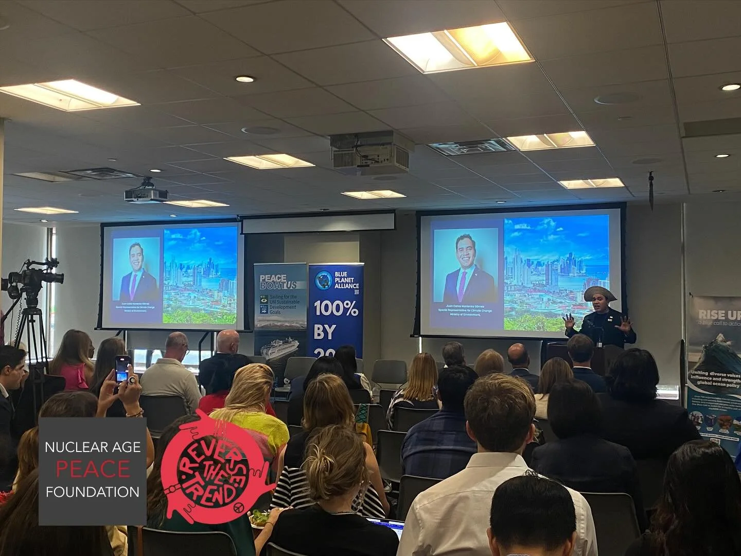 On 22 September, Peace Boat US and RISE UP for the Ocean co-hosted a high-level luncheon elevating the ocean during climate week.

The well attended event focused on the urgent need for better financing mechanisms as well as inclusive solutions that 
