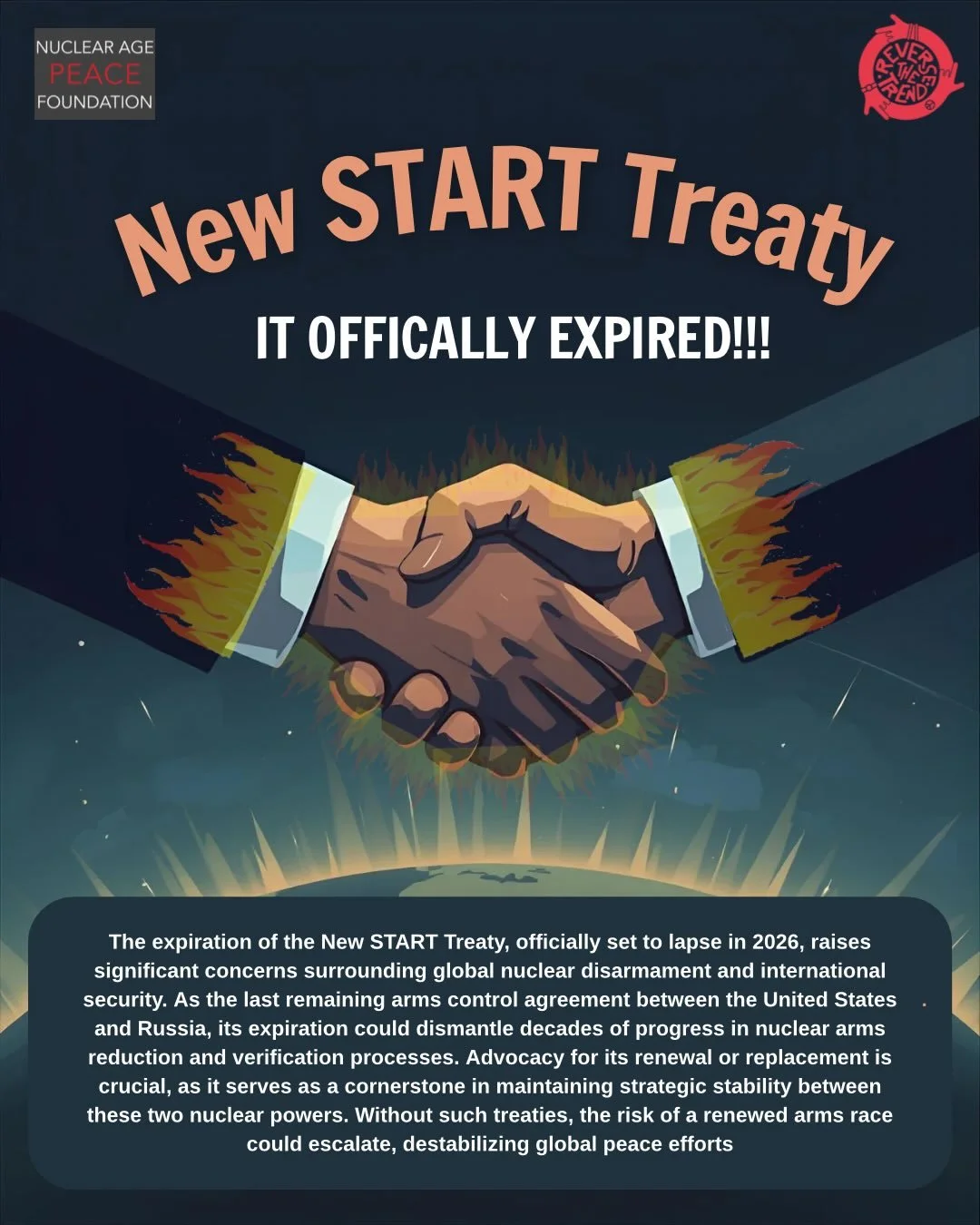 On 5 February 2026, New START (the only bilateral  nuclear arms control agreement between the U.S. and Russia) has expired. Read the U.S. and Russian positions on the Treaty&rsquo;s expiration, and consider reading Dr. Ivana Hughes and Dr. Peter Kuzn