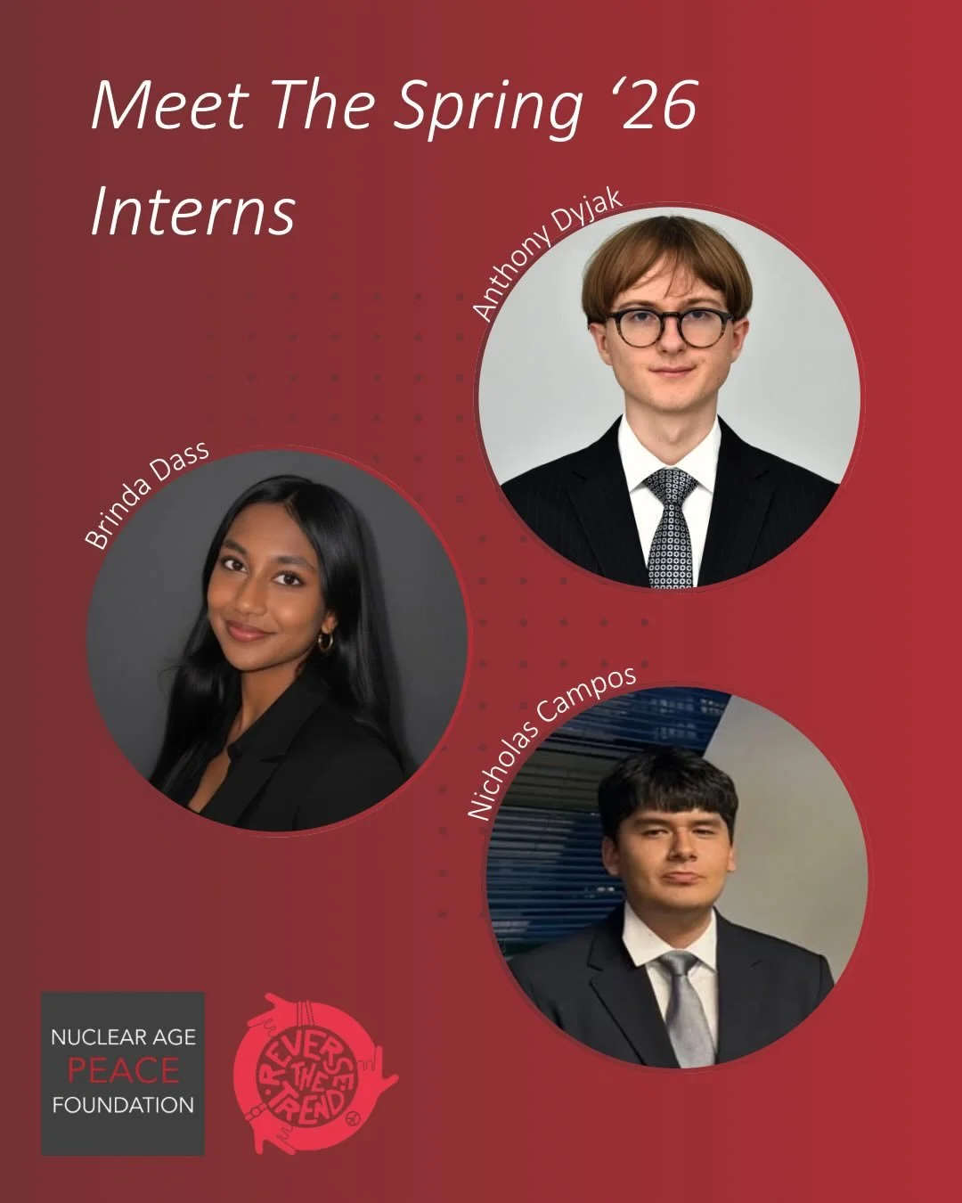 Excited to announce our new roster of interns joining us from New York University. We look forward to their success and meaningful participation at the upcoming 2026 NPT RevCon and beyond.