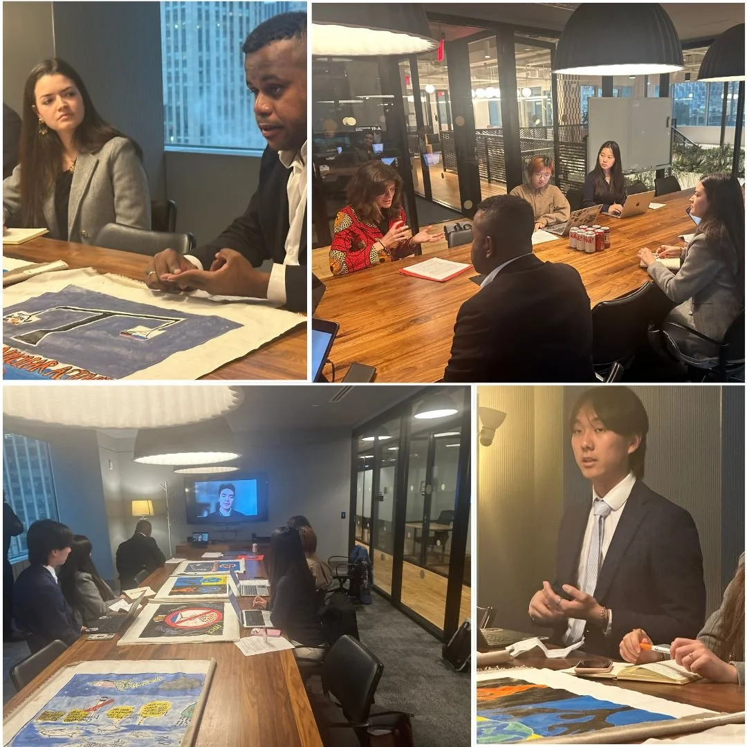 Our amazing panel entitled "Survivors, Allies, and the Role of Art in Addressing the Legacy of Nuclear Weapons." Many thanks to all of the speakers and special acknowledgments to @yerdaulet.rakhmatulla of @asqaq_qnfc for the video messages