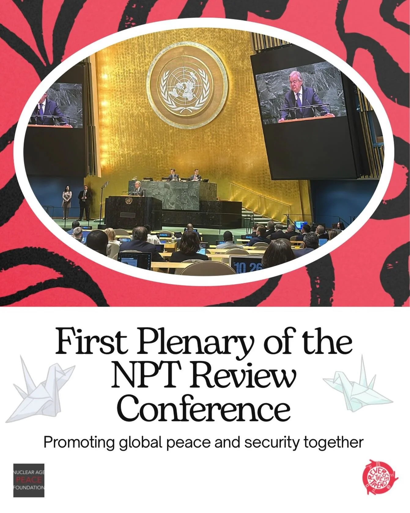 Today, @napfofficial and @reversett_ interns attended the Opening plenary of the 2026 NPT Review Conference.
The work begins.
#NPT2026 #Disarmament #UN