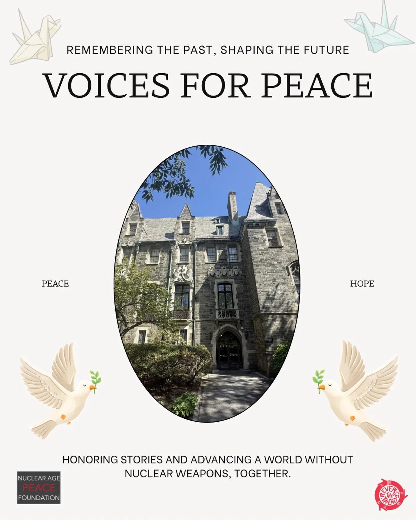 This past Sunday, Voices for Peace brought hibakusha to New York to share their lived experiences.
Interns from the @napfofficial and @reversett_ were honored to attend and learn from these powerful testimonies.
Thank you to the Cathedral of St. John