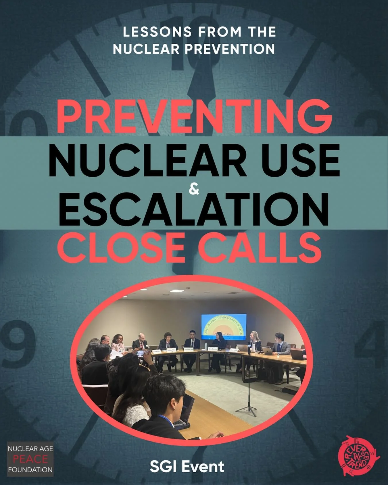 @napfofficial and @reversett_ interns attended the SGI side event on &ldquo;Preventing Nuclear Use and Escalation&mdash;Lessons from Nuclear Close Calls,&rdquo; where discussions highlighted how past near-misses, technological risks, and false alerts