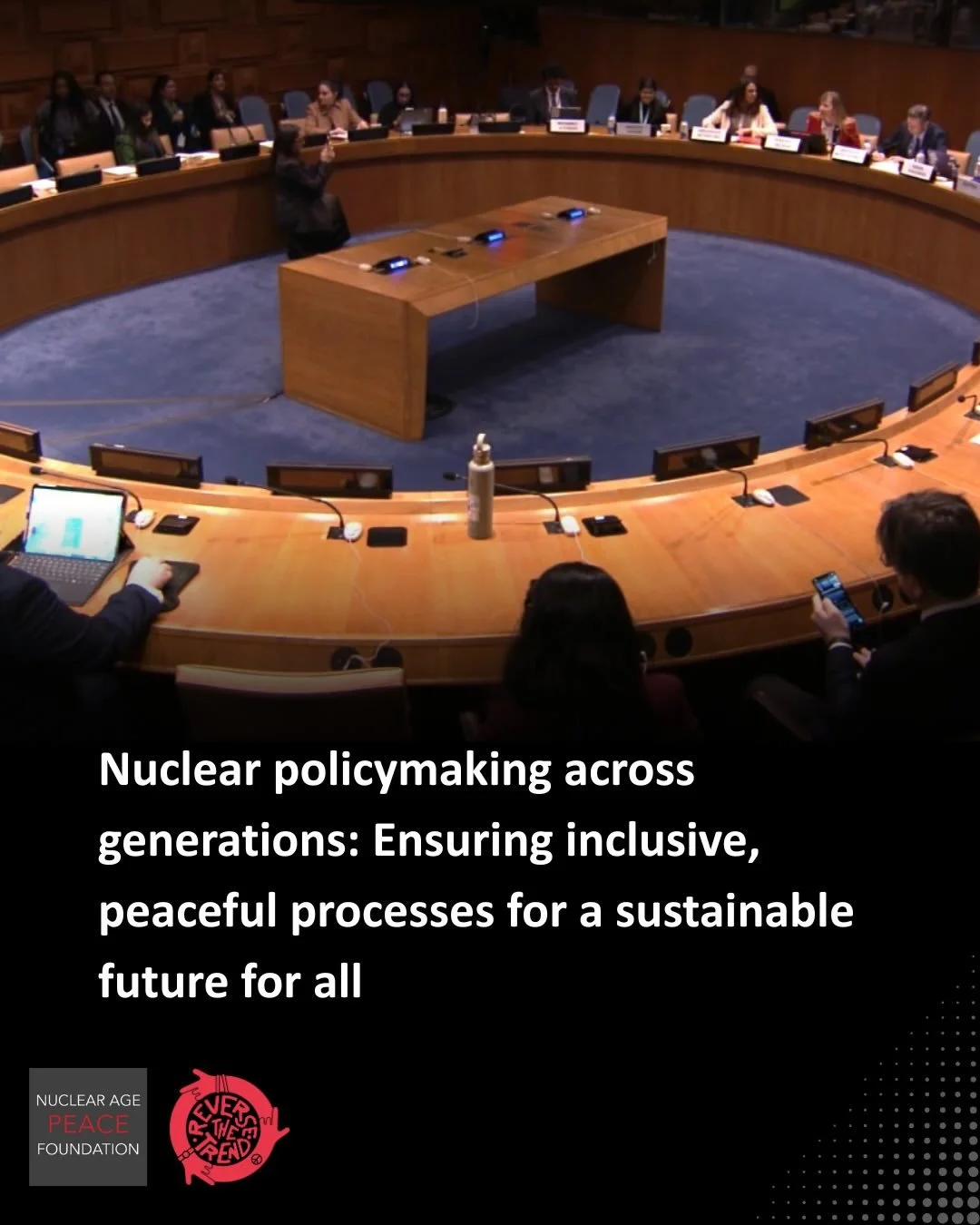 Today our youth advisor was selected by UNIDIR to deliver a youth statement on the intersections of youth empowerment, human rights, and gender equality in nuclear diplomacy. We are honored to participate in the event organized by the permanent missi