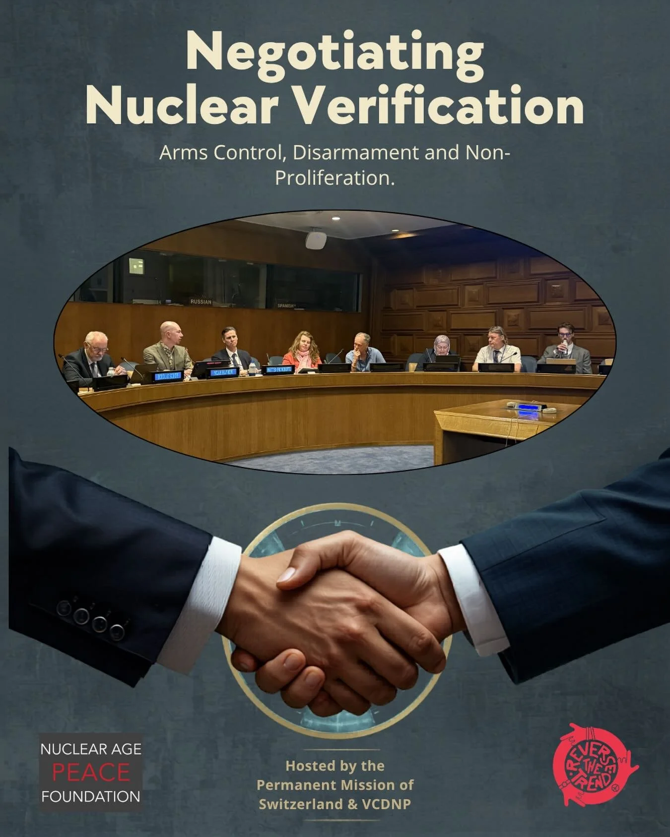 @napfofficial and @reversett_ interns attended the side event &ldquo;Negotiating Nuclear Verification,&rdquo; hosted by the Permanent Mission of Switzerland and VCDNP, where discussions emphasized that effective verification depends on trust, clear l