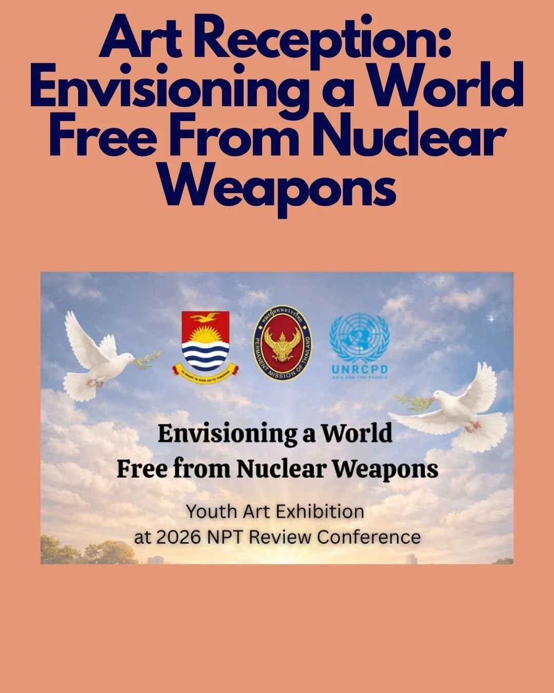 Art is at the core of our mission! @napfofficial and its youth initiative, @reversett_ were pleased to partner with Thailand and Kiribati, as well as @kei.ito.art and the United Nations Regional Centre for Peace and Disarmament in Asia and the Pacifi