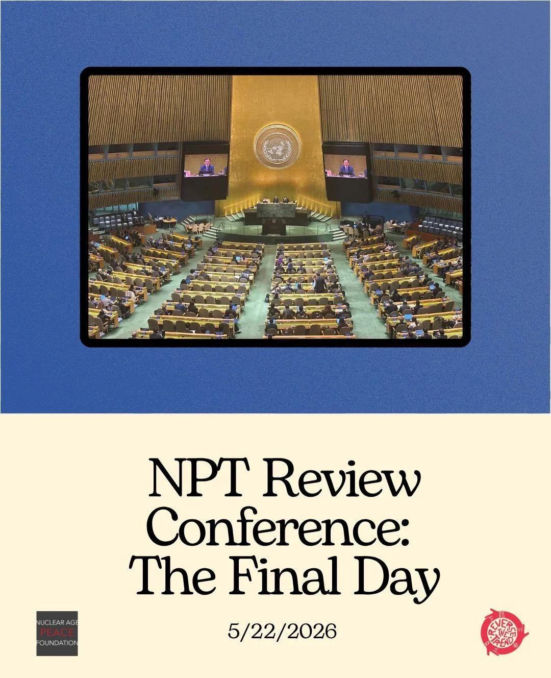 As we reflect on the final day of the NPT, we actively monitored the proceeding and key insights&hellip; #NPT