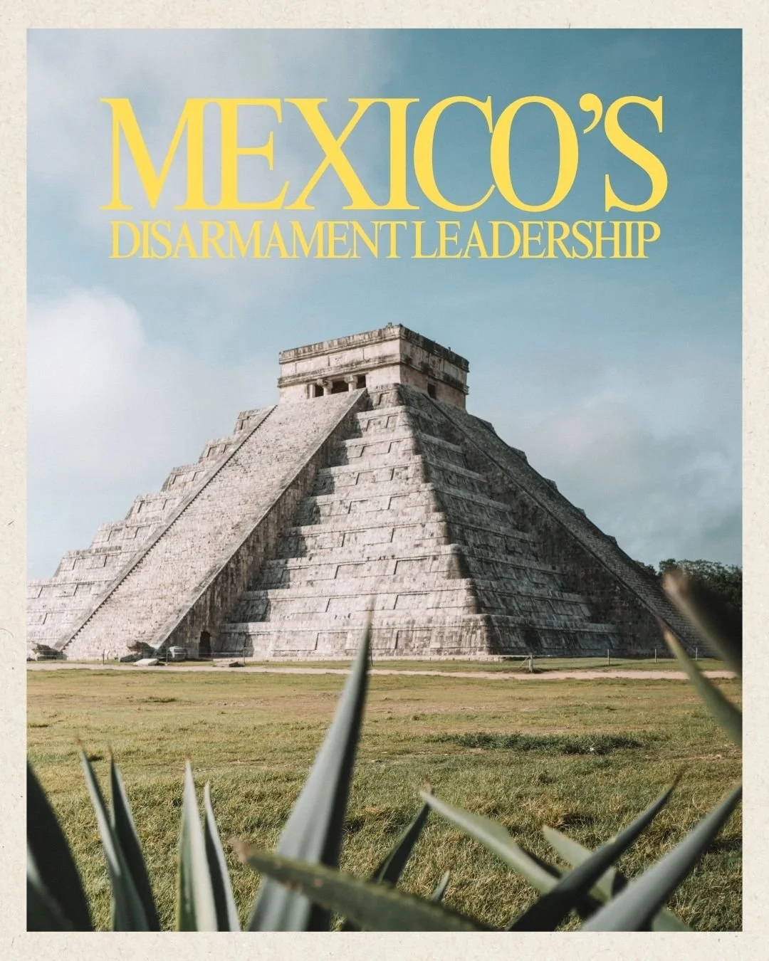 Throughout the summer, @napfofficial and @reversett_ will be highlighting important trivia about nuclear disarmament. Today, we are pleased to share about @sremx of Mexico's disarmament leadership.
