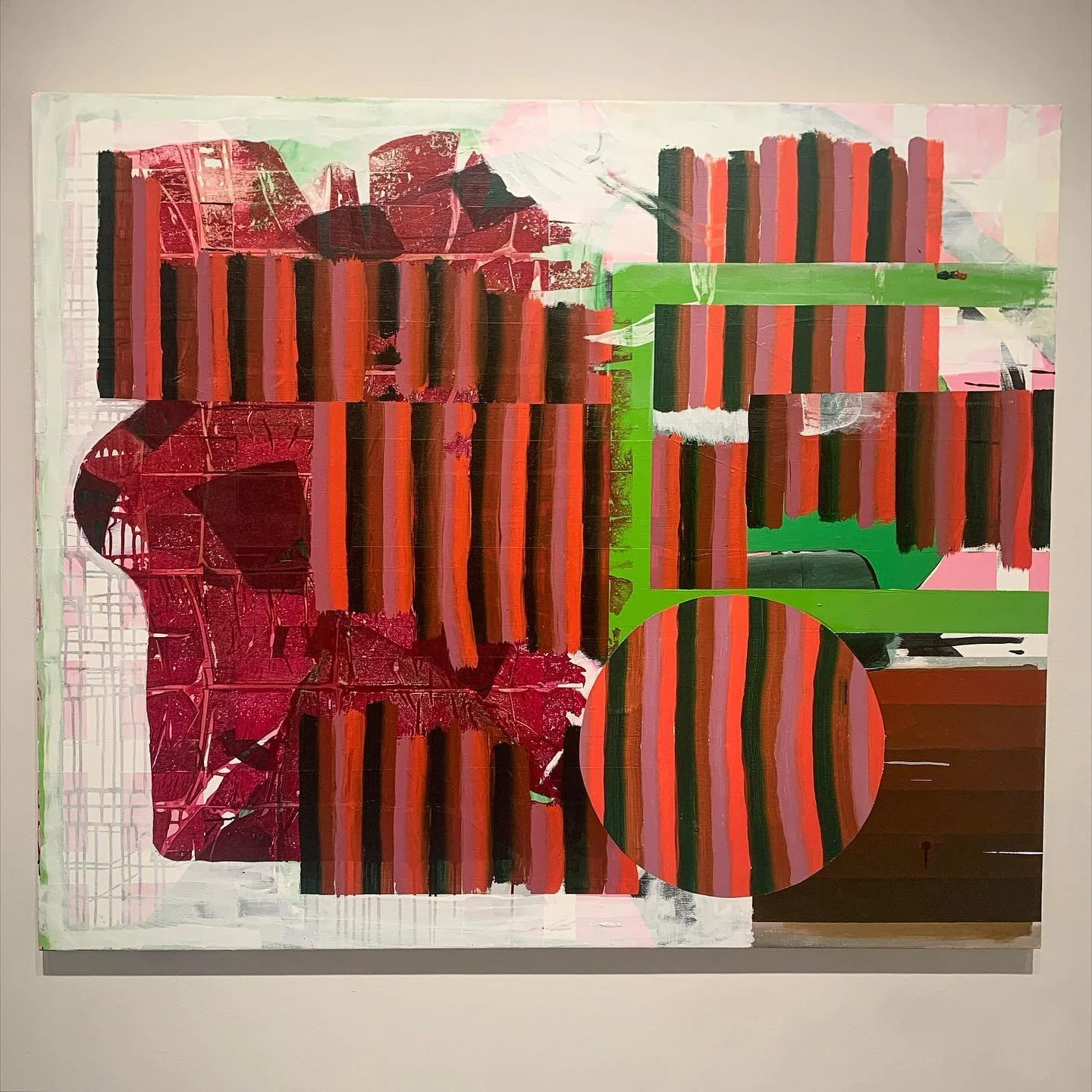 This layered painting Shane Tolbert &hearts;️

#KarrenArtAdvisory #ShaneTolbert #ContemporaryPainting #McClainGallery