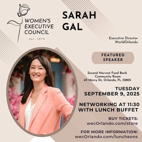 Join us this Tuesday at the @WECorlando luncheon 🎉

Discover WorldOrlando&rsquo;s 60-year story of connecting Central Florida to the world through the #IVLP 🌍✨

#ExchangeMatters
@GlobalTiesUS @StateIVLP