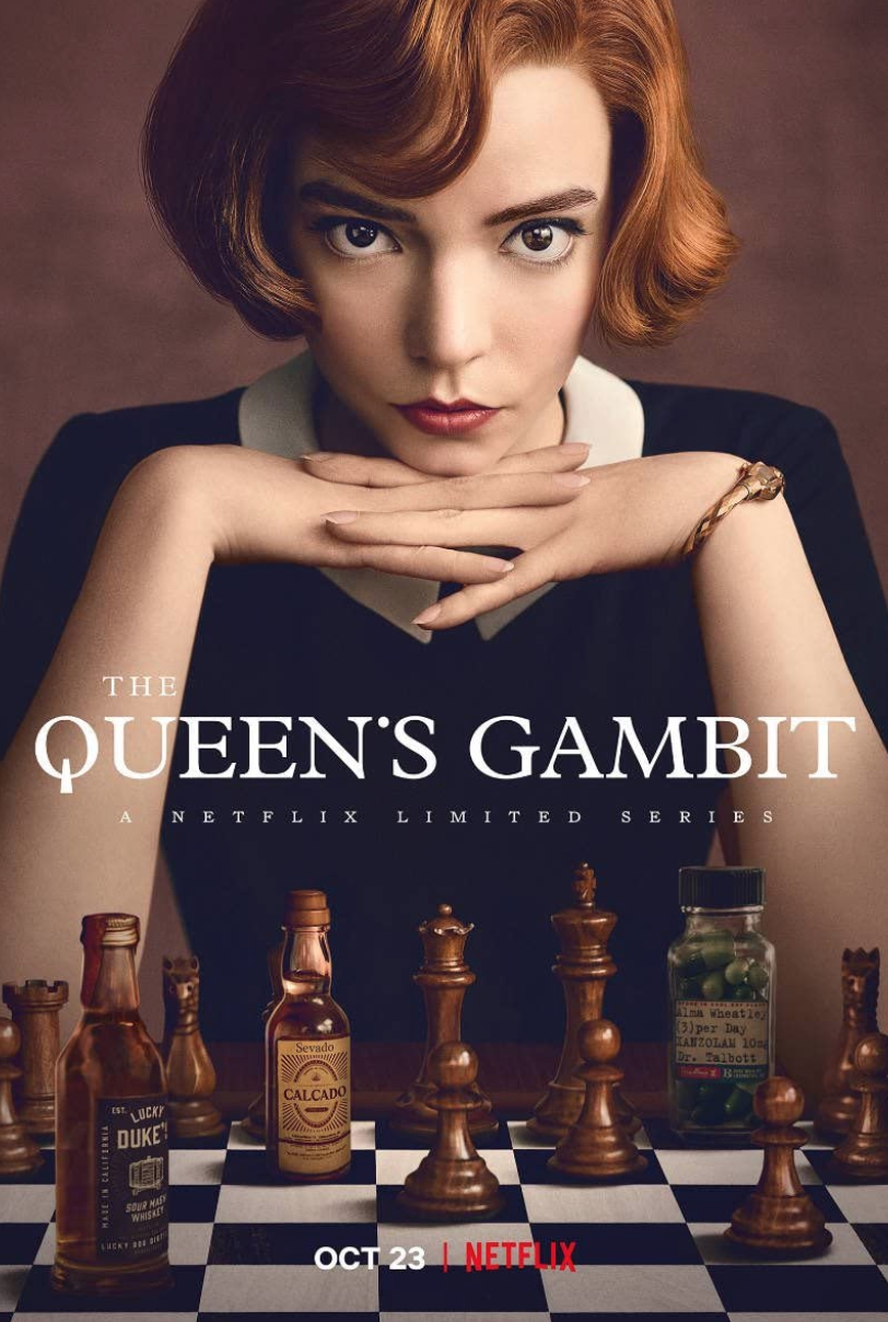 Tv Series The Queens Gambit Benny Watts Black Leather Coat