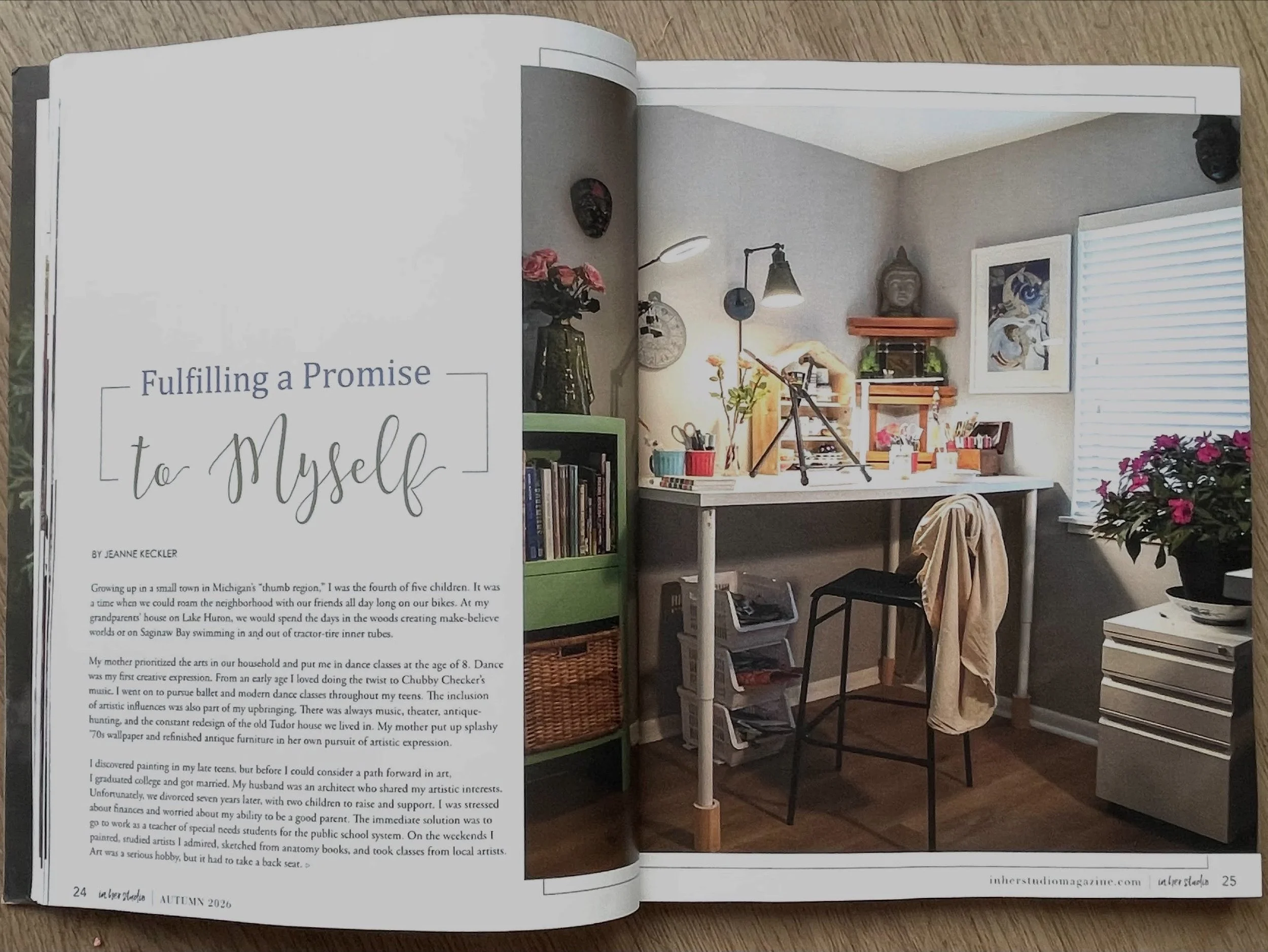 In Her Studio Feature