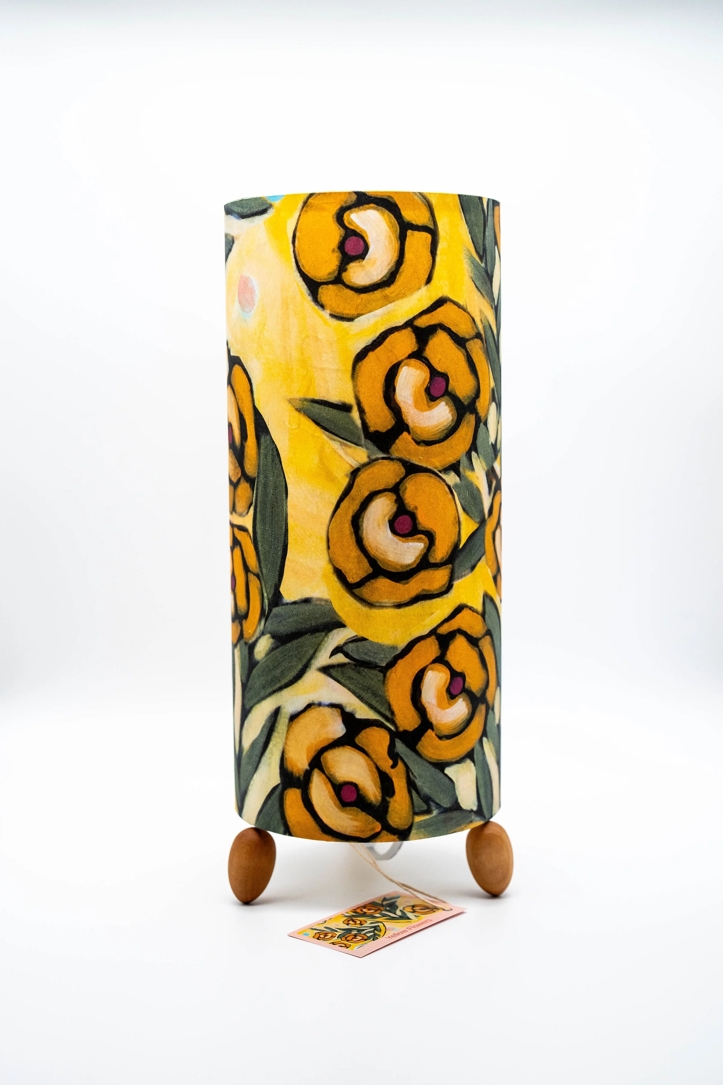 Yellow Flower Lamp