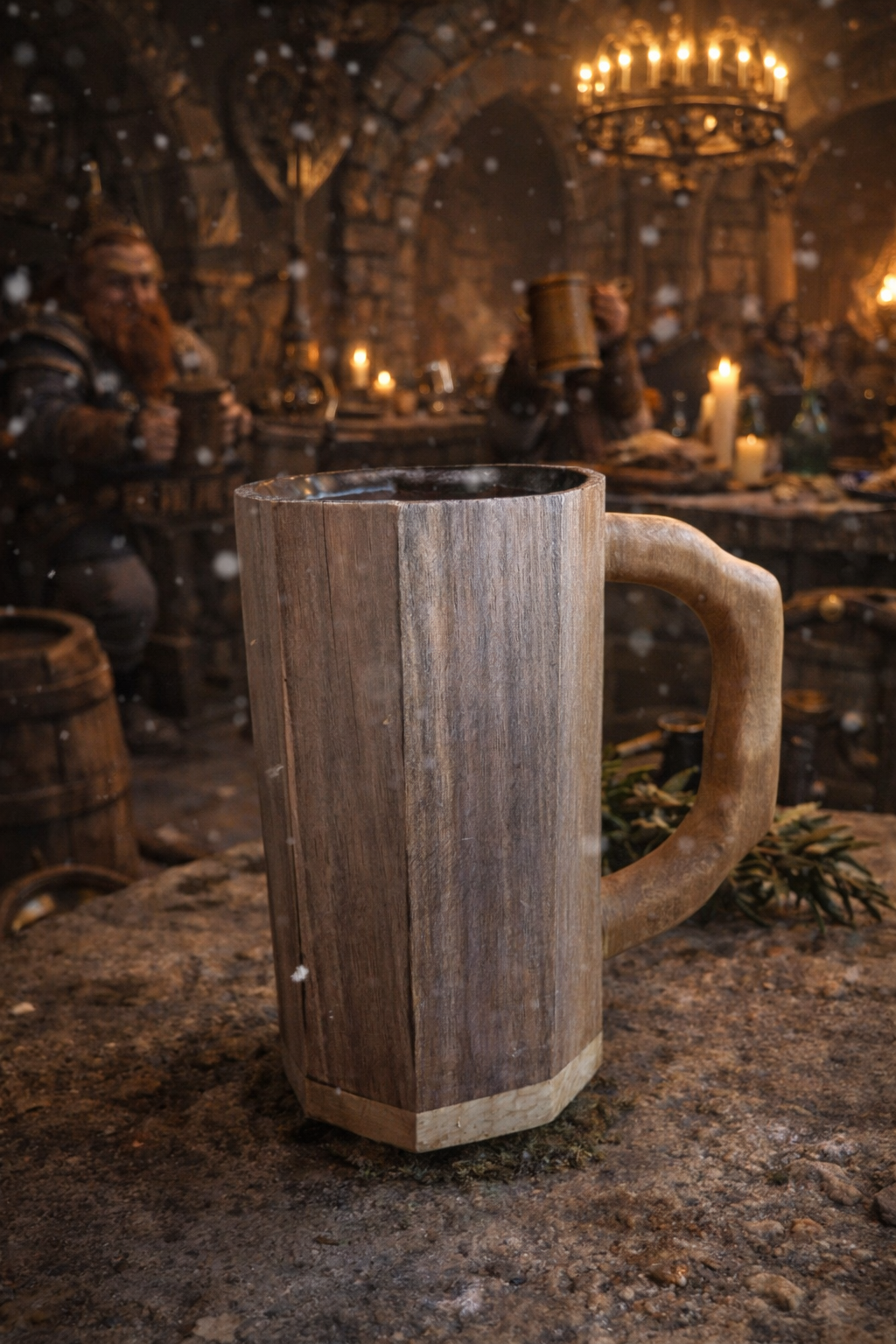 Walnut Tankard