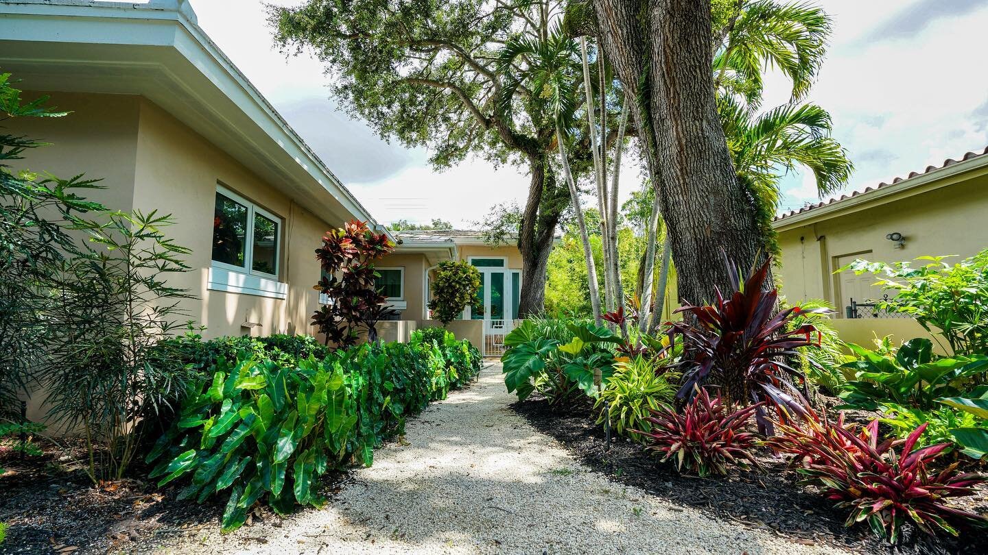 Let Nature lead the the way 🏡 #landscapephotography #landscape #landscapedesign #landstudio #natureleadswefollow #naturelover💚 #homemade #miamilife #miamigardens #pathhome