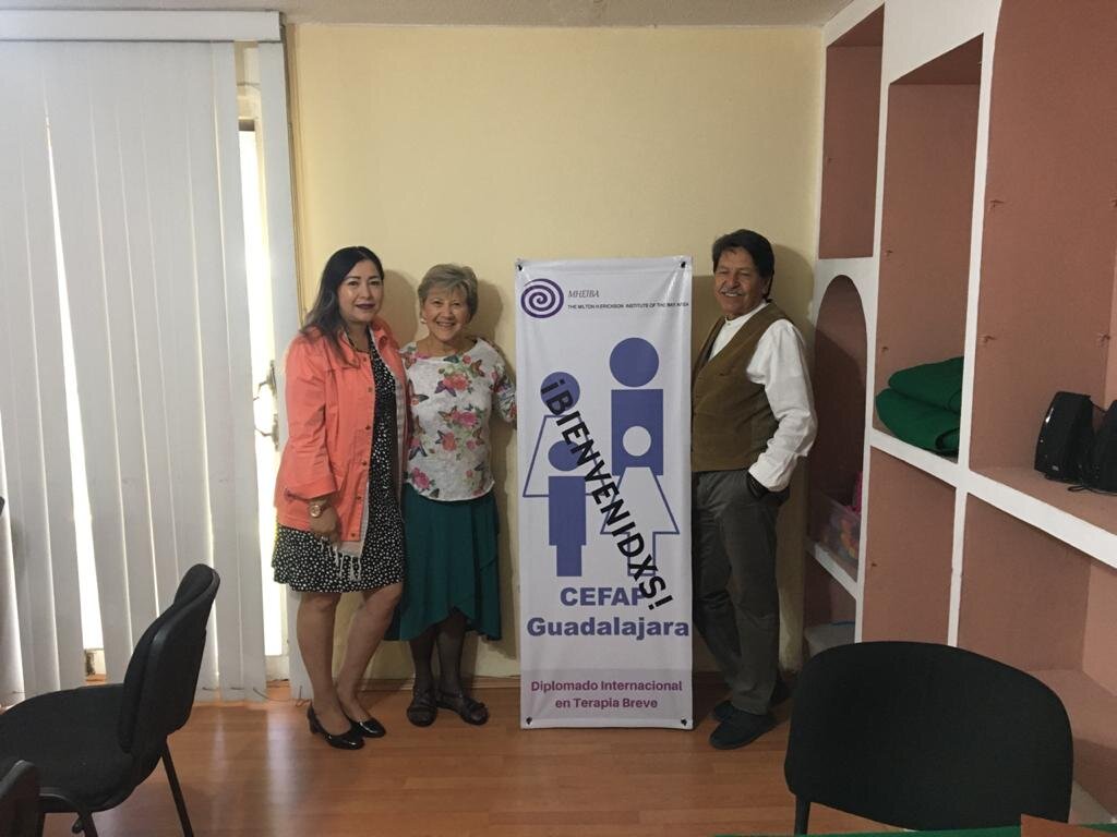 Sue Furness, LMFT, RPT, and colleagues at CEFAP Guadalajara.