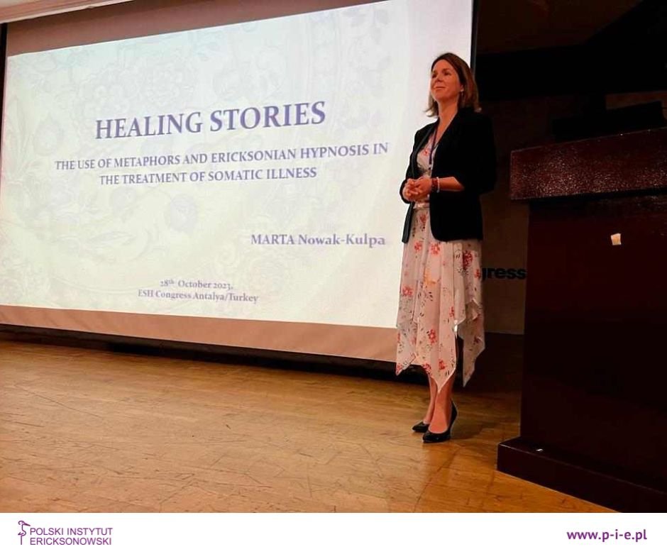 Healing Stories presentation: Marta Nowak-Kulpa, Dipl. Psych., 10/28/2023 ESH Congress Antalya/Turkey   