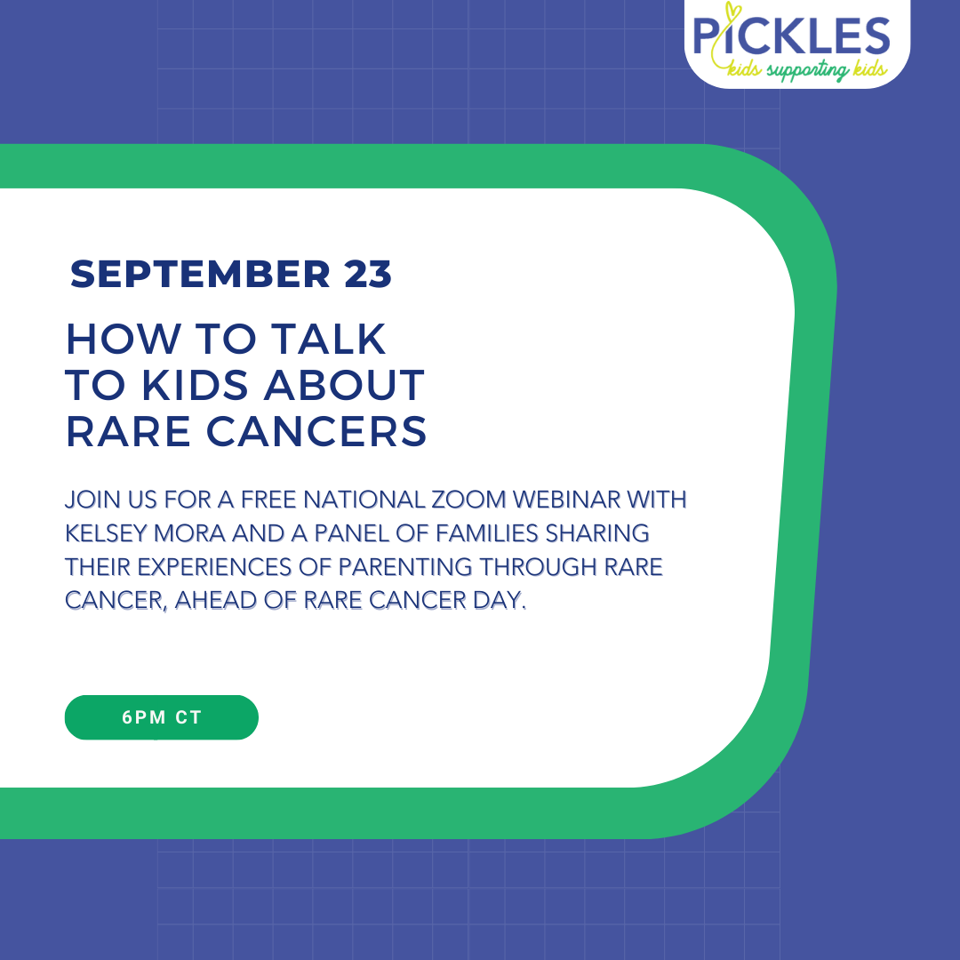 National webinar: “How to talk to kids about rare cancerS” 