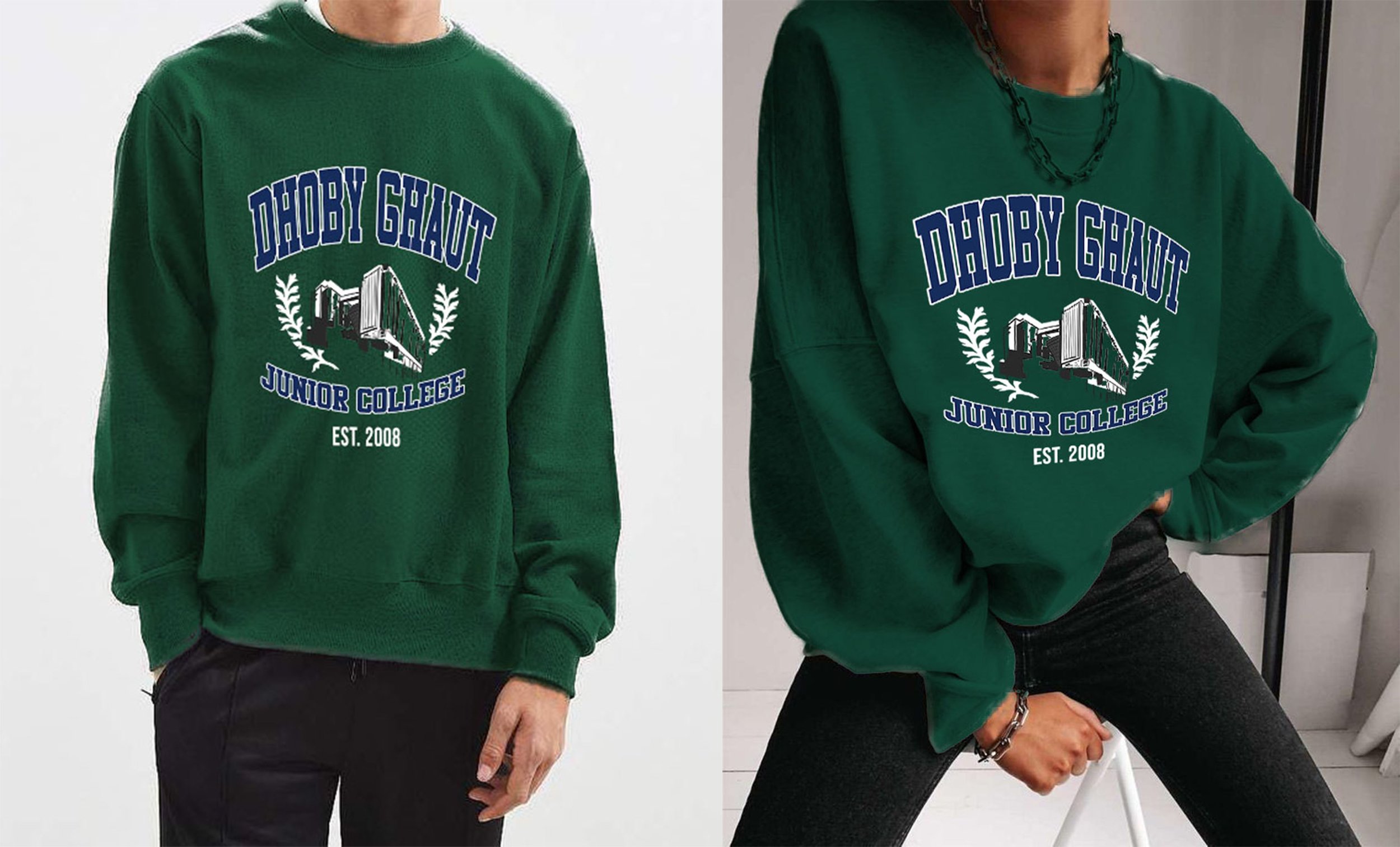 Green Crewneck Sweater (#3 Collection)