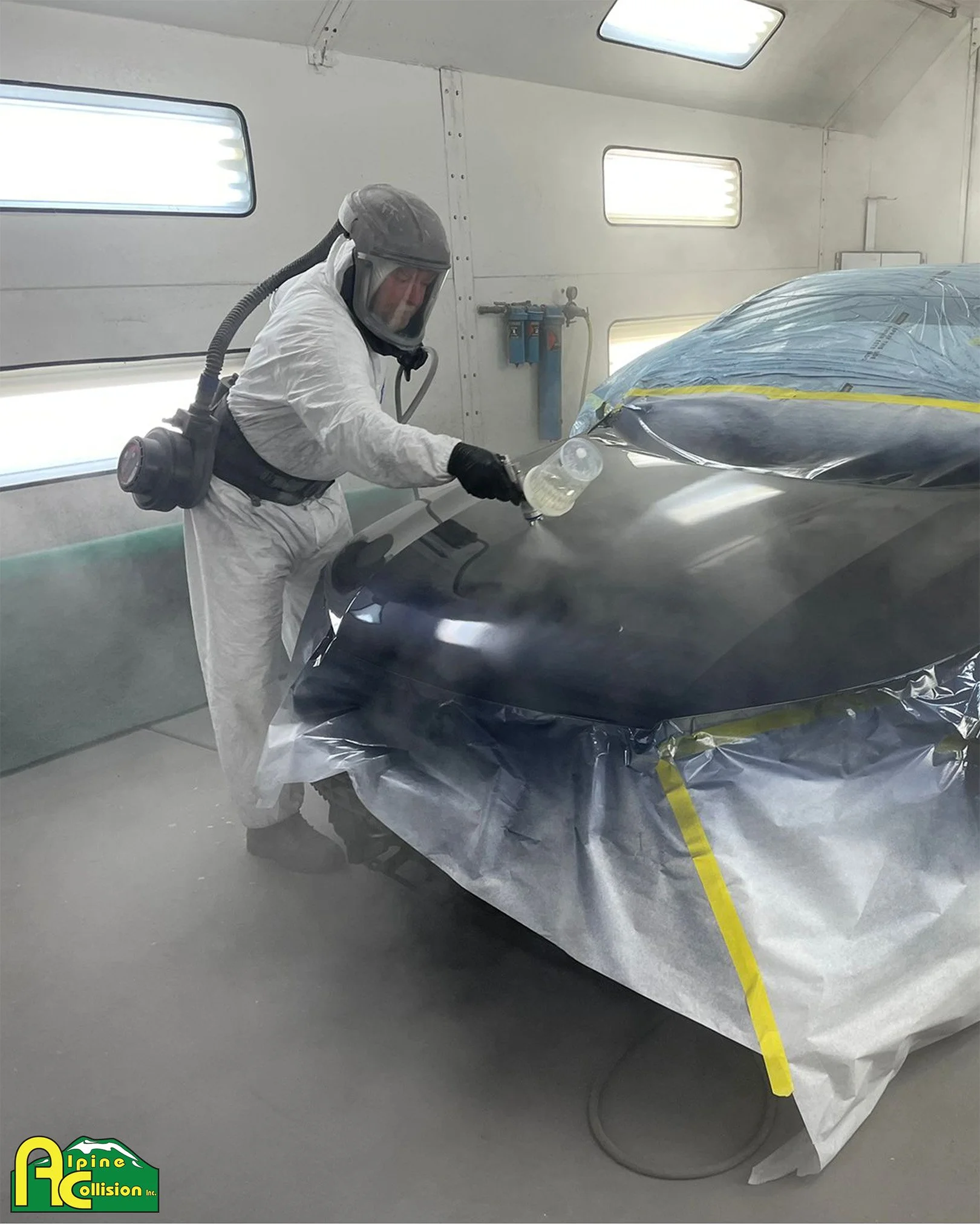 Is it better to perform paint repairs when the weather is warmer? Some auto body shops don&rsquo;t have a great setup for painting year round. For us, the paint is &ldquo;baked&rdquo; in our temperature controlled paint booth at the exact same temper